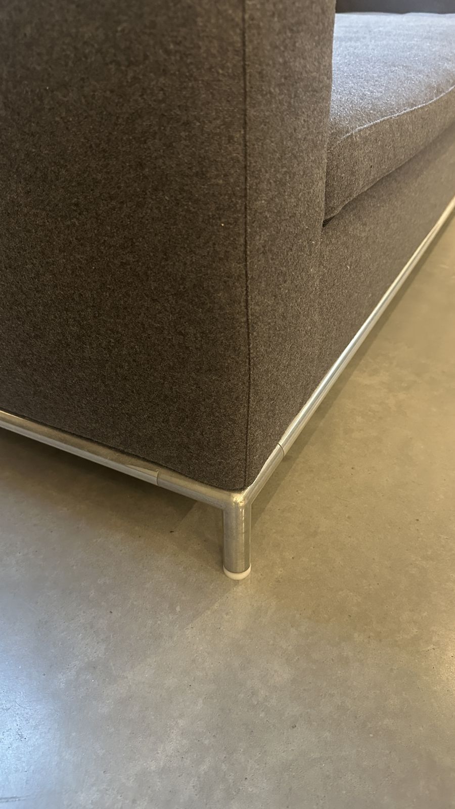 B&B Italia George  3 Seater Sofa  By Antonio Cittero In  Original Charcoal Kvadrat Wool Fabric With 3 Cushions photo buy