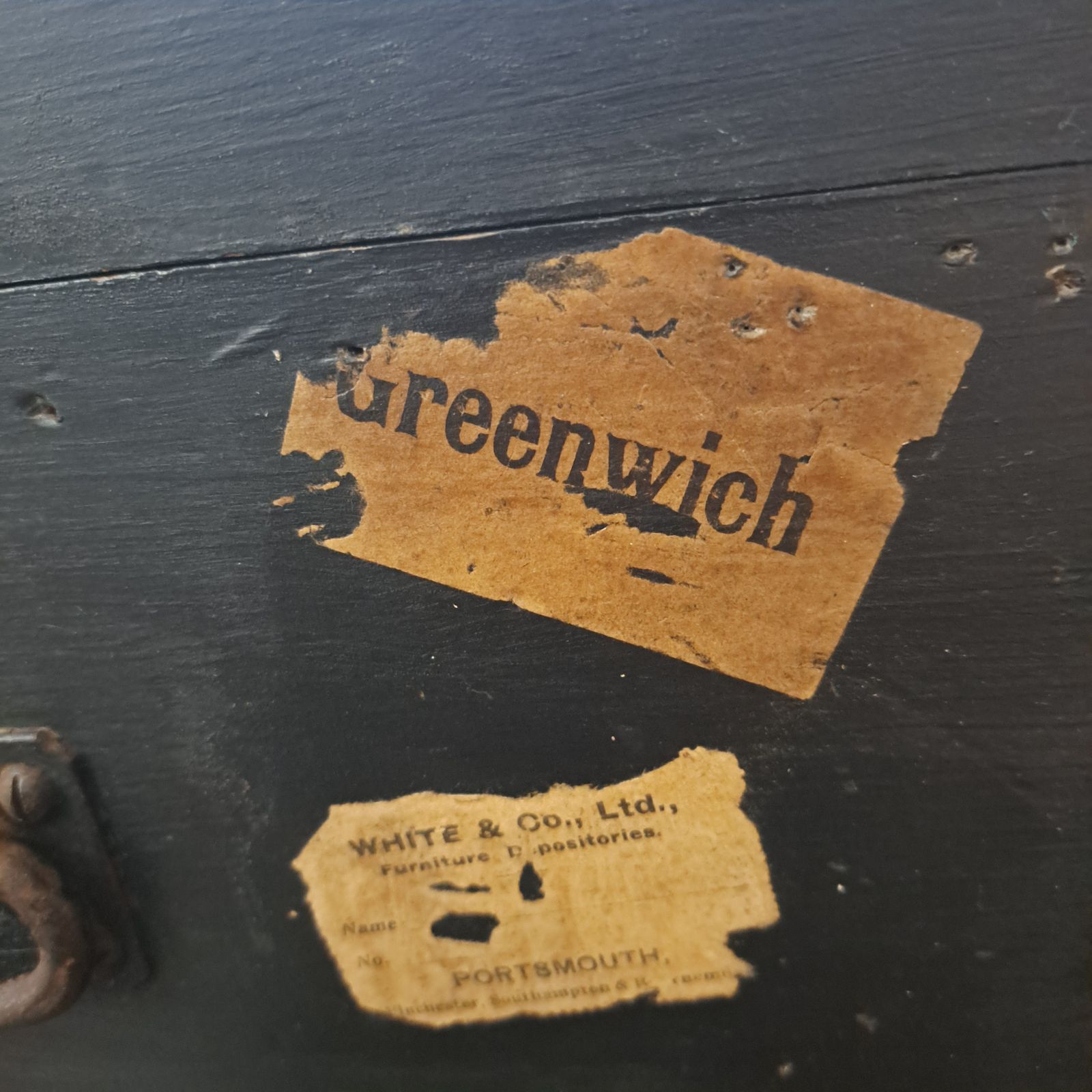 photo furniture A Unique Original Vintage Steamer Trunk