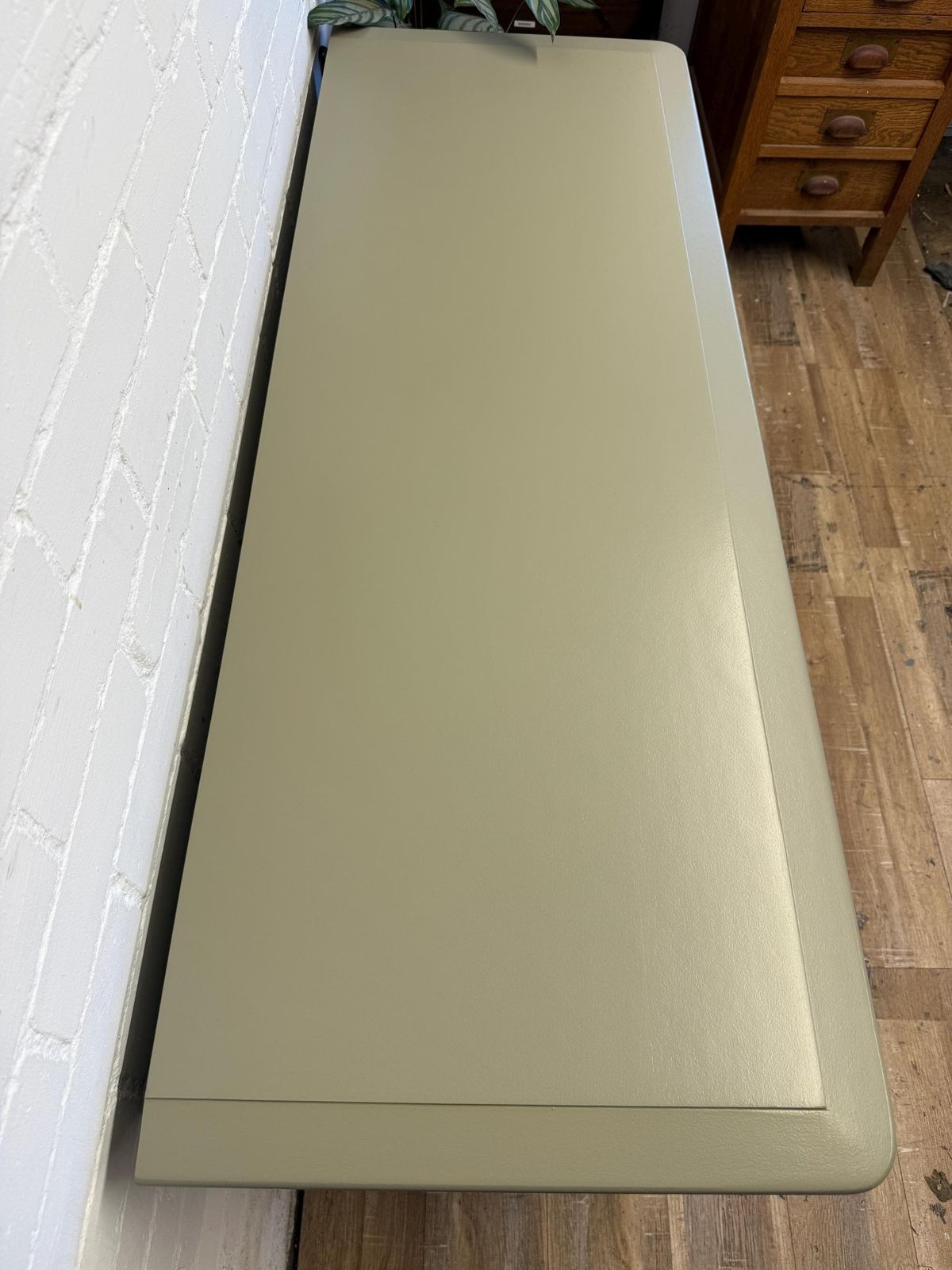 Stag Minstrel Console / Dressing Table In Treron By Farrow And Ball photo vinterior