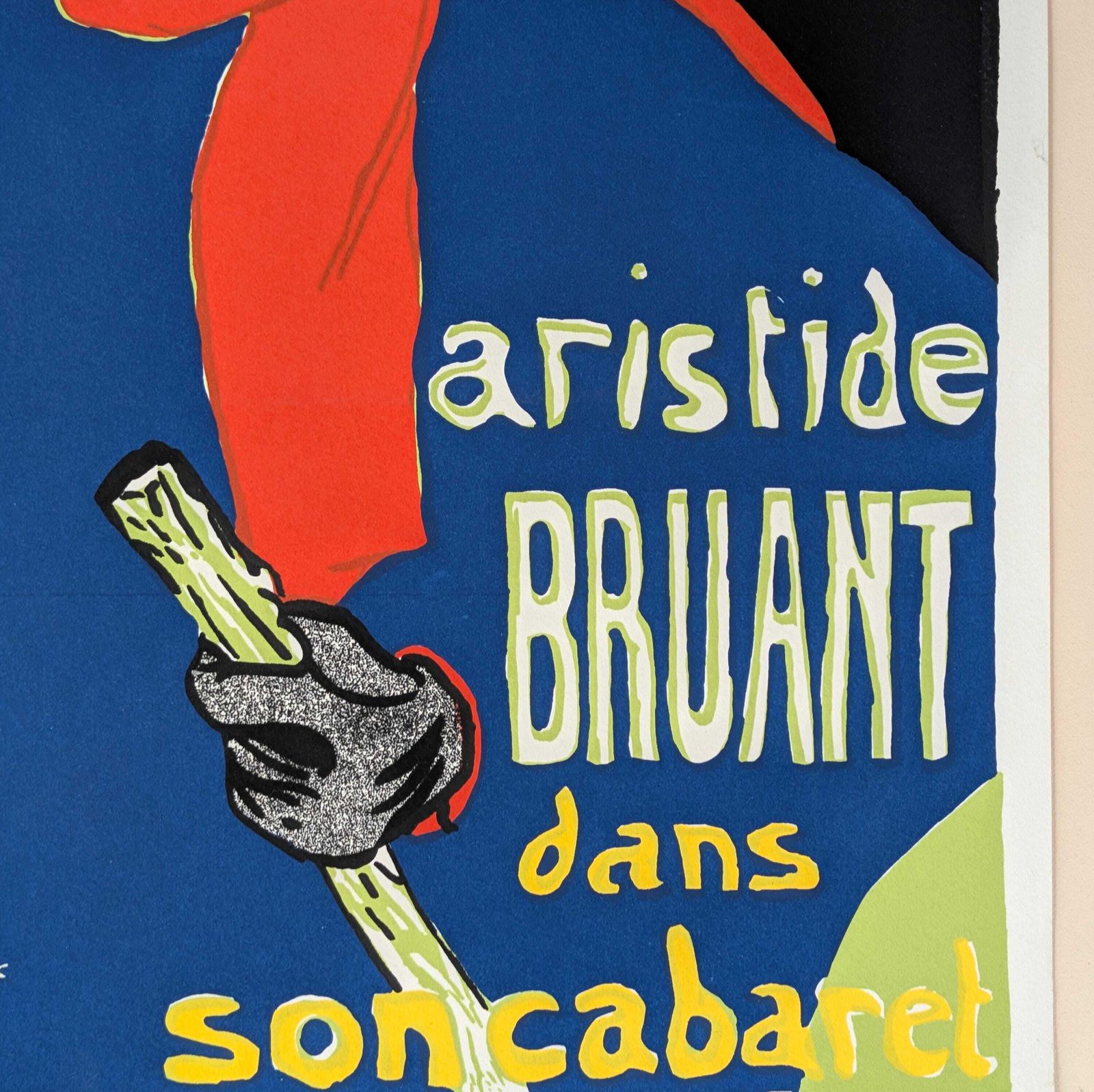 Vintage Fine Art Lithograph Aristide Bruant Ambassadors Toulouse Lautrec 13x19 photo Art