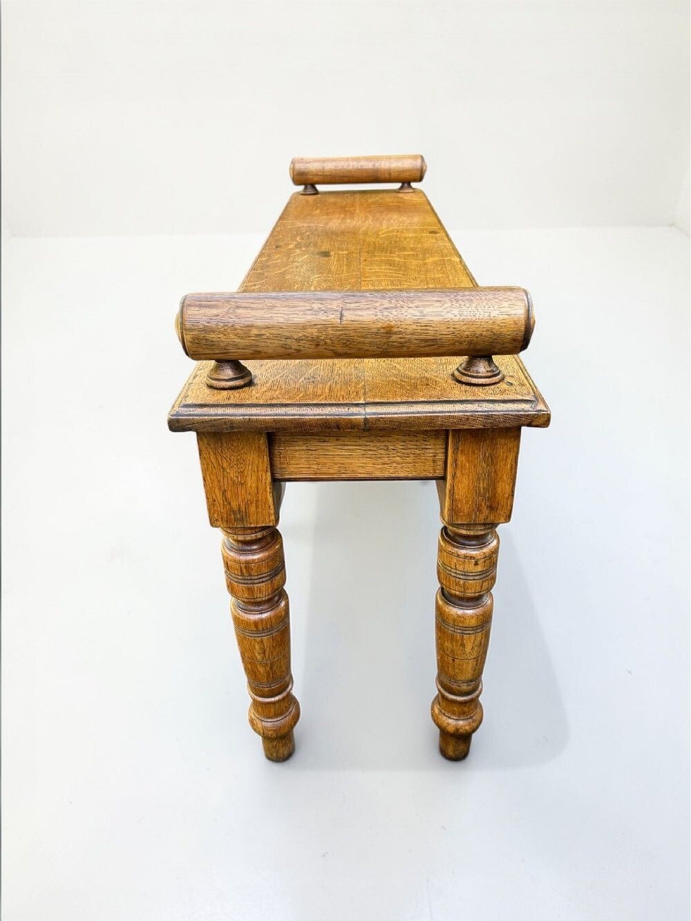 Victorian Oak Hall Bench/Window Seat photo for sale