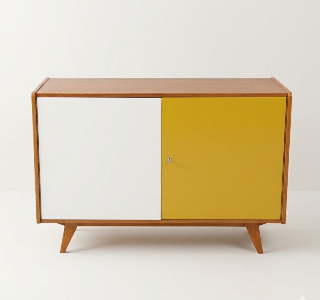Fully Restored Mid Century Sideboard U 450 By Jiri Jiroutek, 1960s, Czechoslovakia