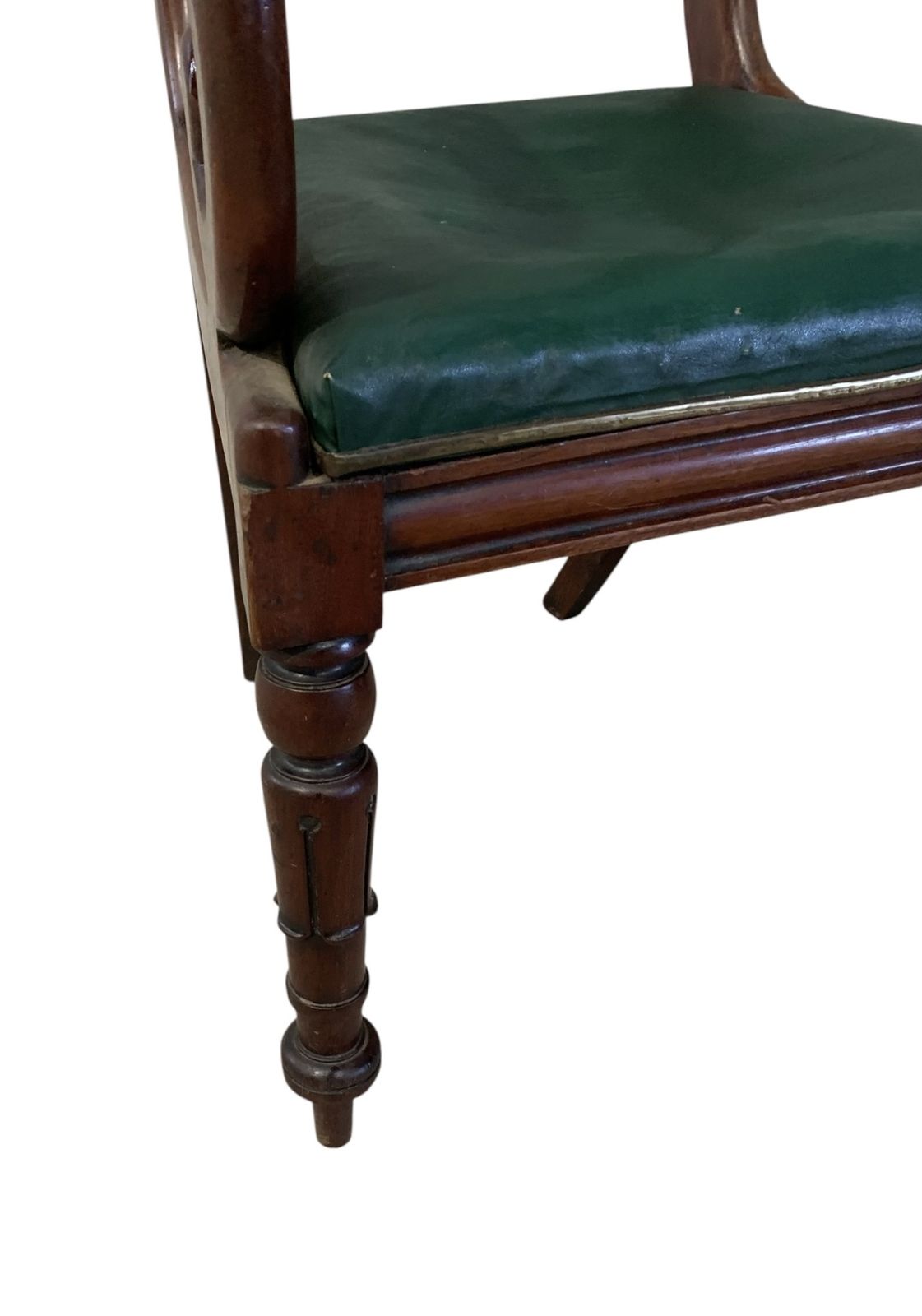 Antique English William IV Mahogany Desk Chair photo buy