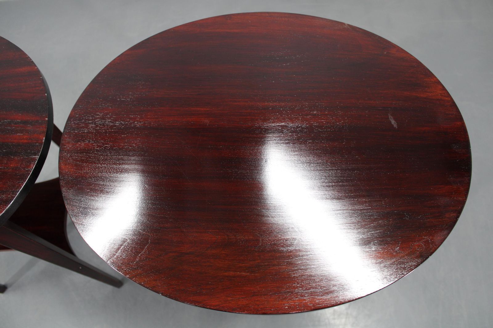 photo furniture 1930s Pair Of Restored Thonet Side Tables No. 206, Czechoslovakia