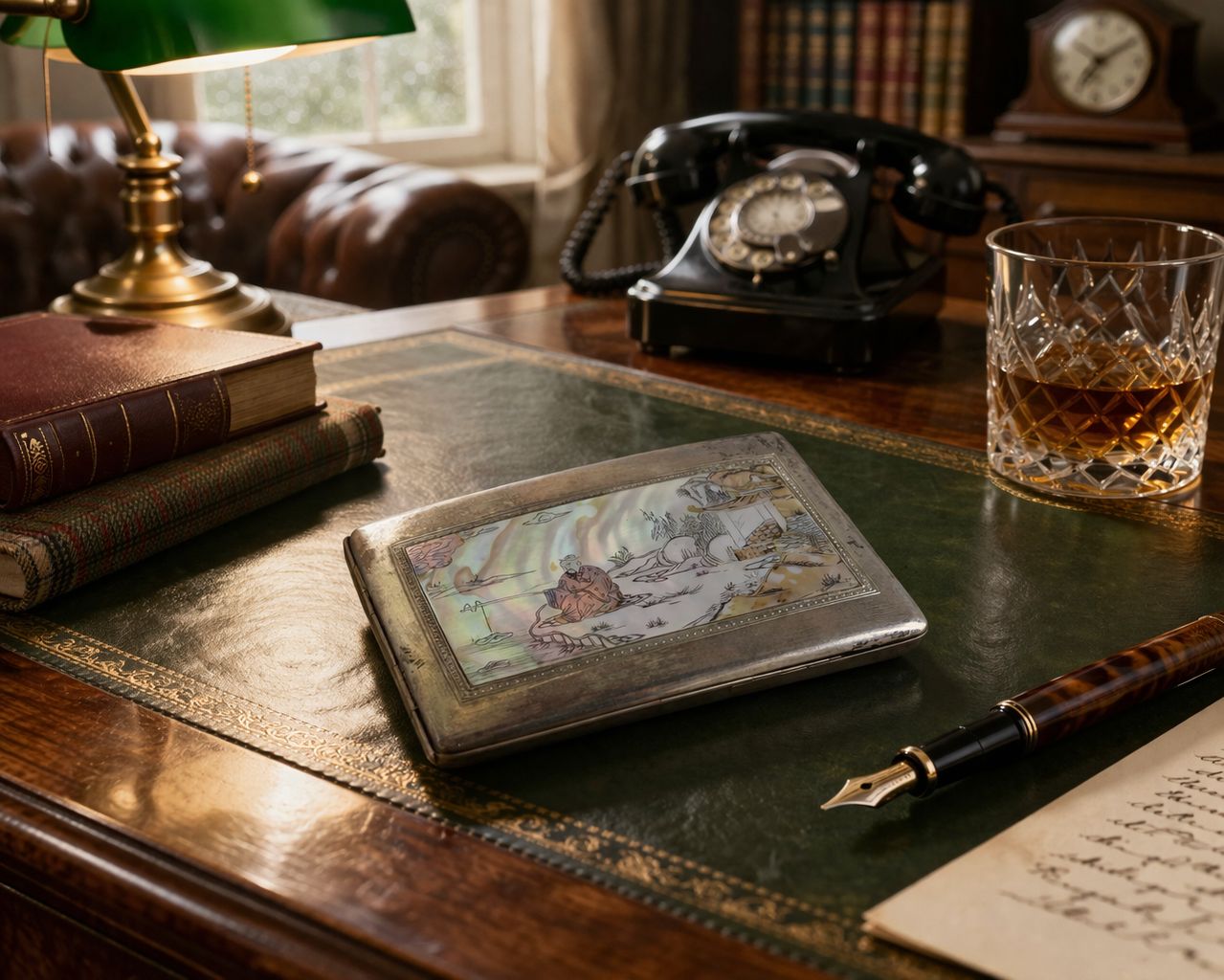 Vintage Chinese Silver Plated Mother Of Pearl Cigarette Case, Circa 1900   12.5 X 9 Cm photo furniture