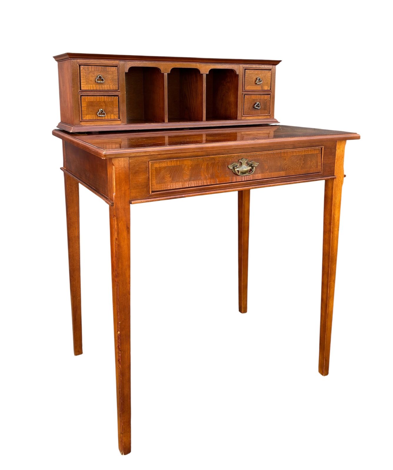 French Louis XVI Style Writing Desk With Gallery, 1930s