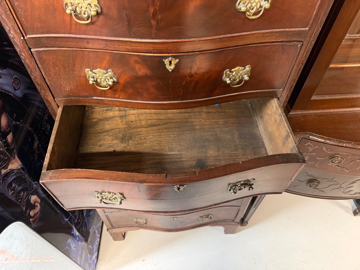 photo vinterior Vintage Mahogany Chest On Chest