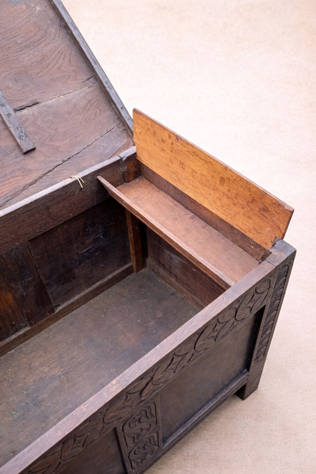 Late 19th Century Oak Coffer / Blanket Chest – Jacobean Revival, C.1880–1900 photo Furniture