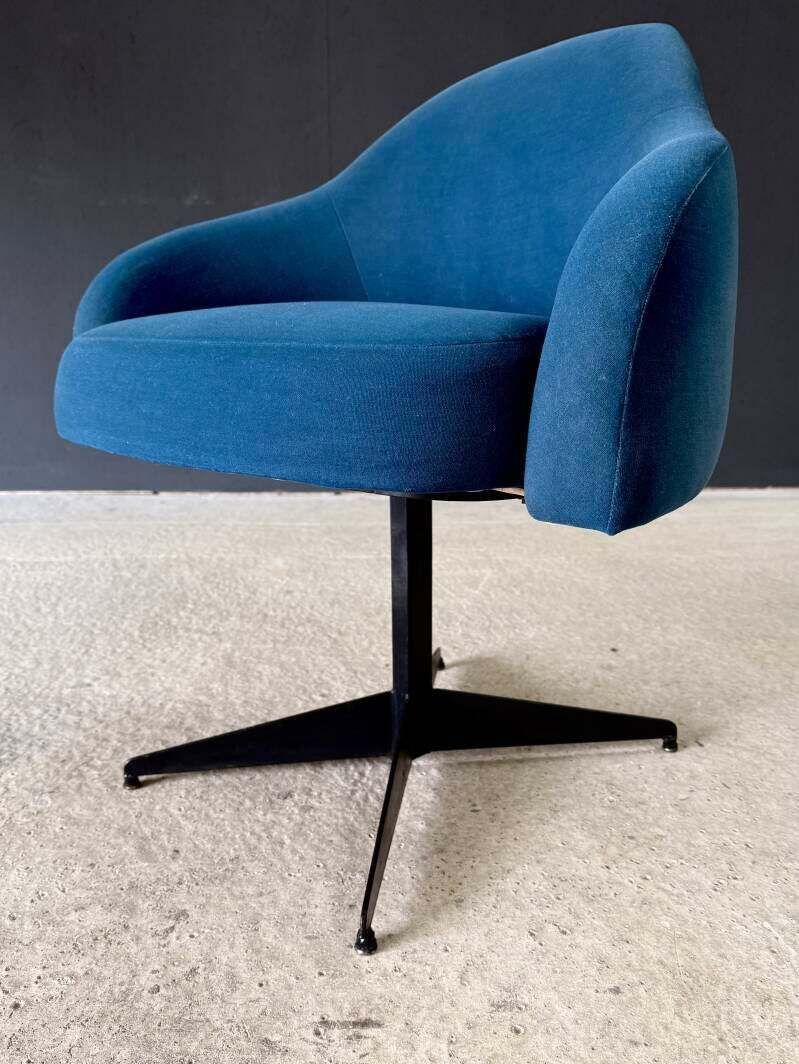 Furniture Midcentury Modern Design Side Chair, France 1960's photo