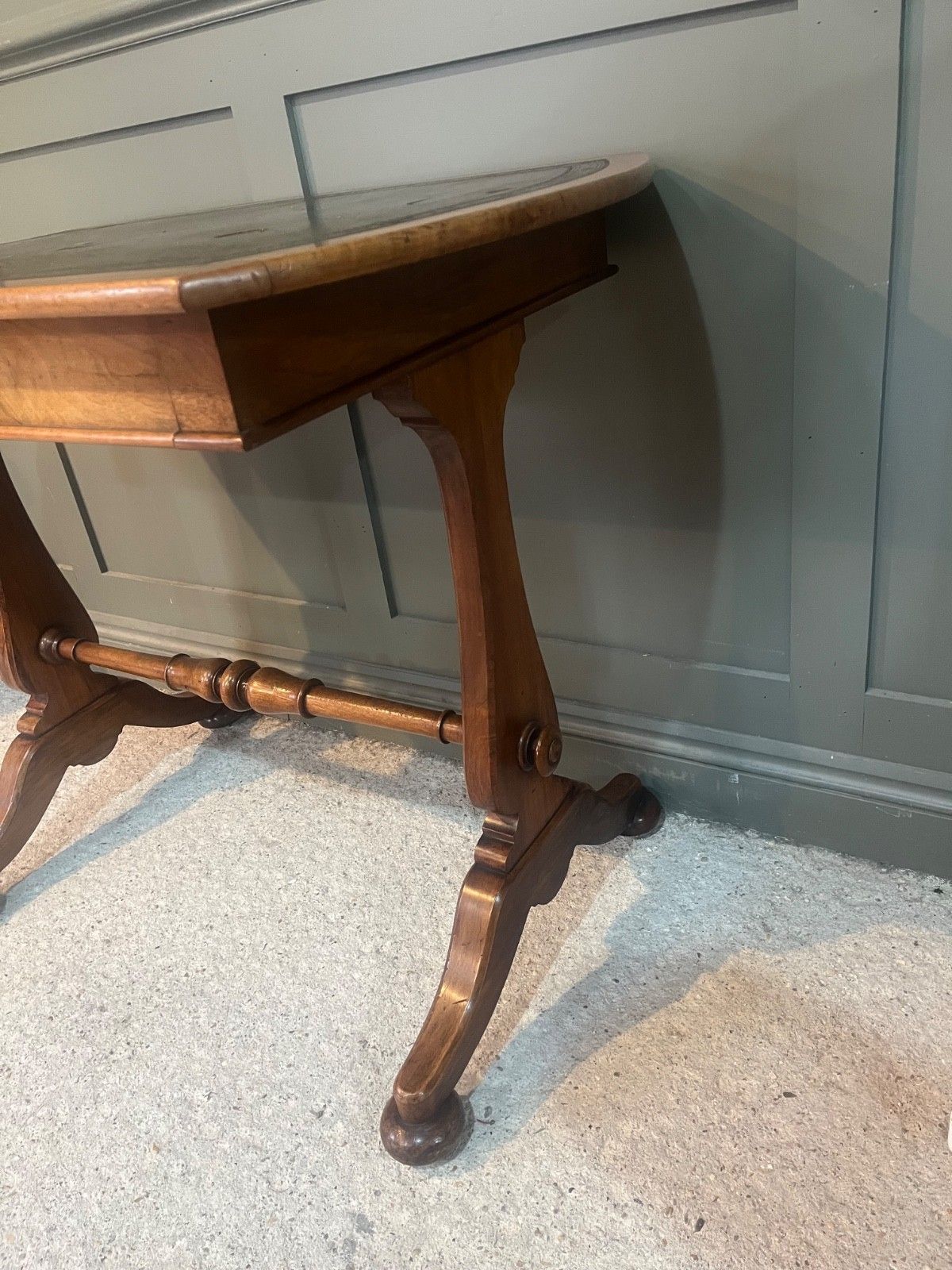 Antique Desk By Marsh & Jones (Late Kendell & Co) Aesthetic Period, Leather Top photo 595.0