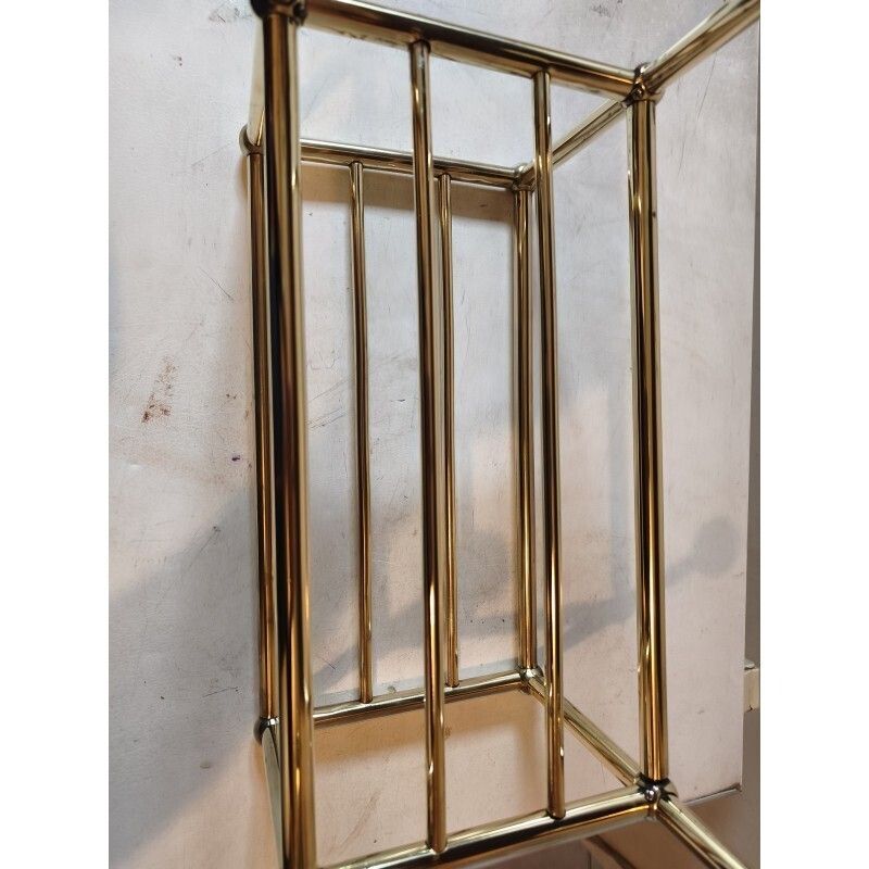 1900s Shop Shelf In Bronze And Brass photo vintage