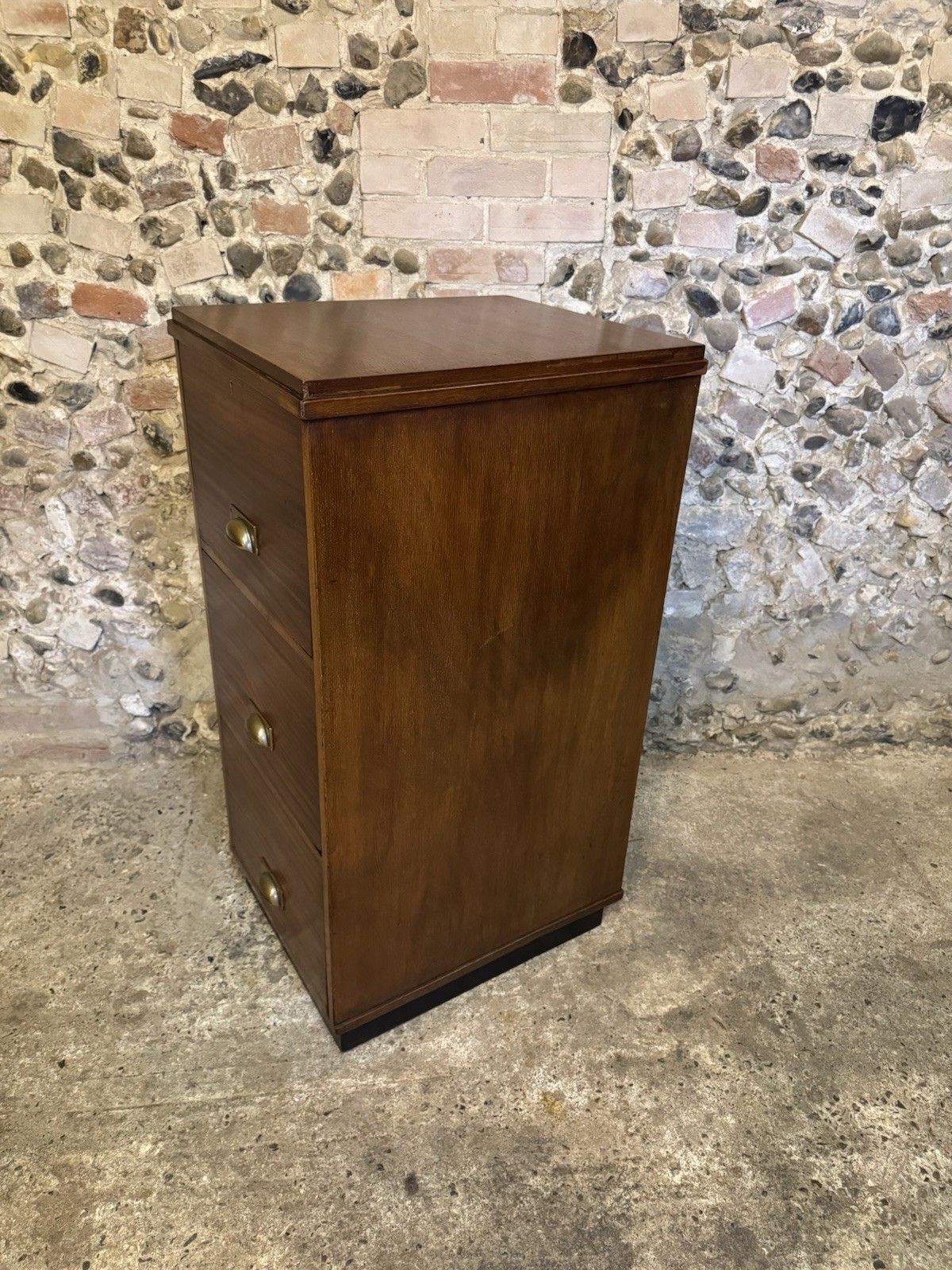 photo vinterior 🚛 Vintage Industrial Wooden Filing Drawers / Cabinet Mid Century