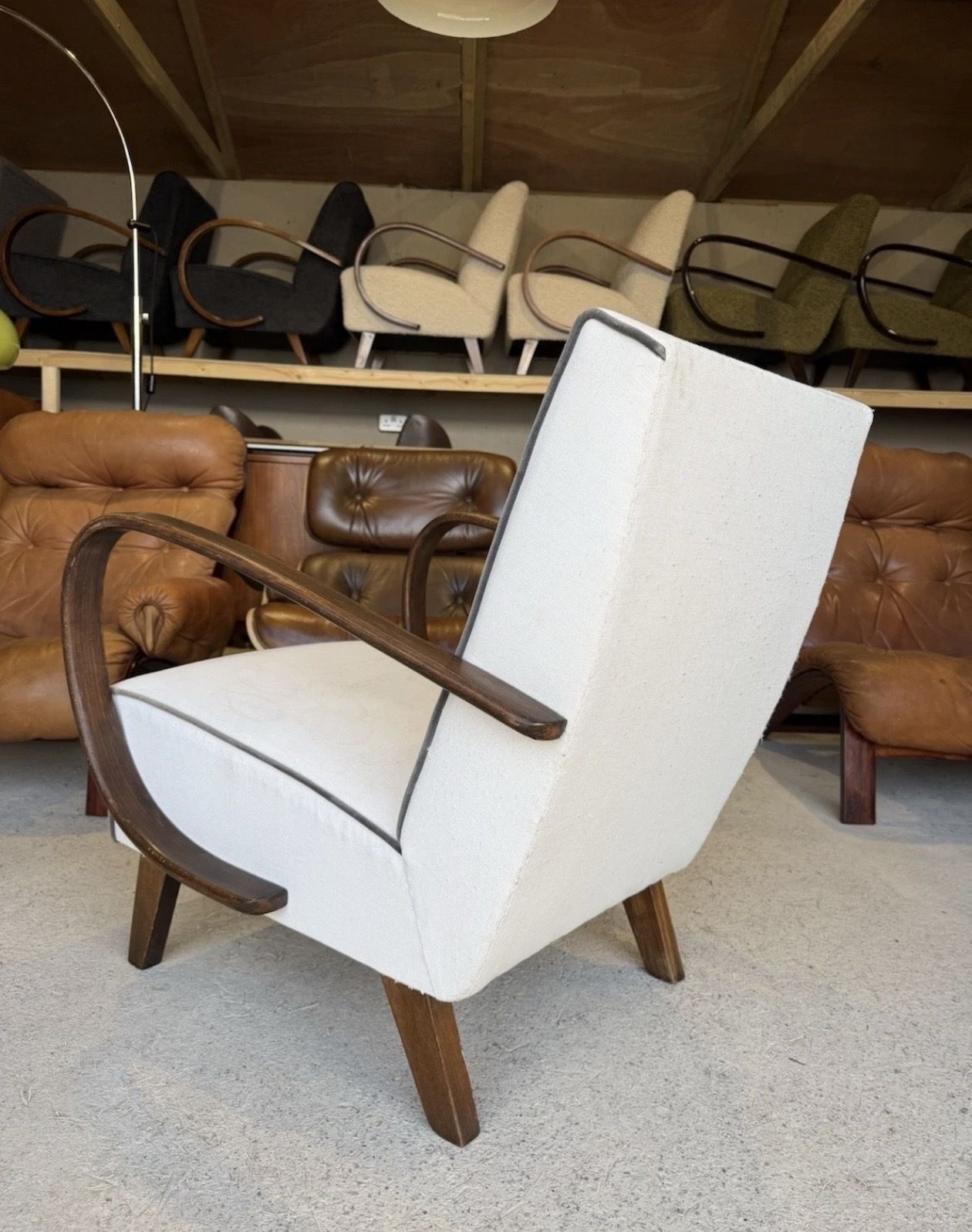 Jindrich Halabala Bentwood Armchair In Art Deco Style Project photo buy