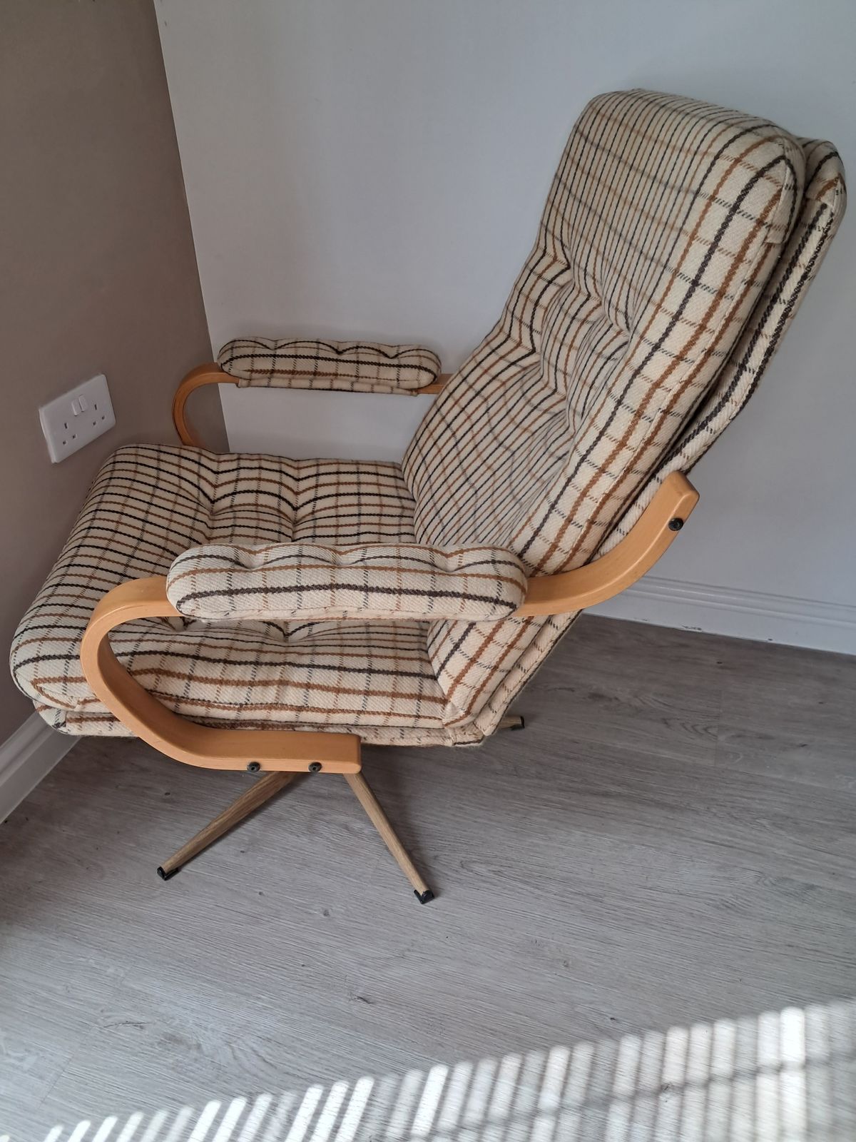 Scandinavian Bentwood Lounge Chair 1970s photo furniture