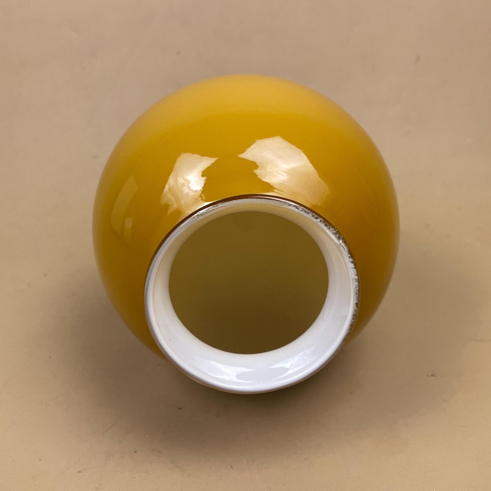 Glass Lamp Shade Amber Yellow Ball Round Pendant Lampshade Tiffany Style Oil Lightshade Light Pendant Art Deco Antique Vintage Classic photo vinterior