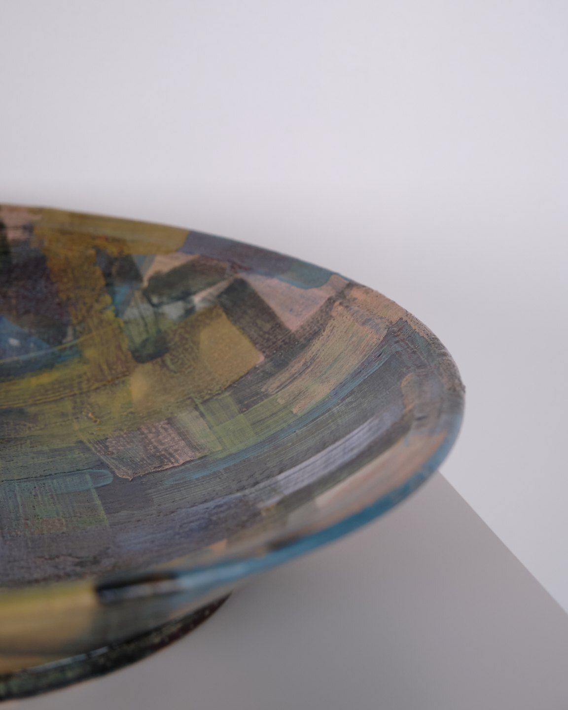 Per Weiss Unique Ceramic Dish With Motif Of Mysselhøj, Signed 1990 photo Home Decor