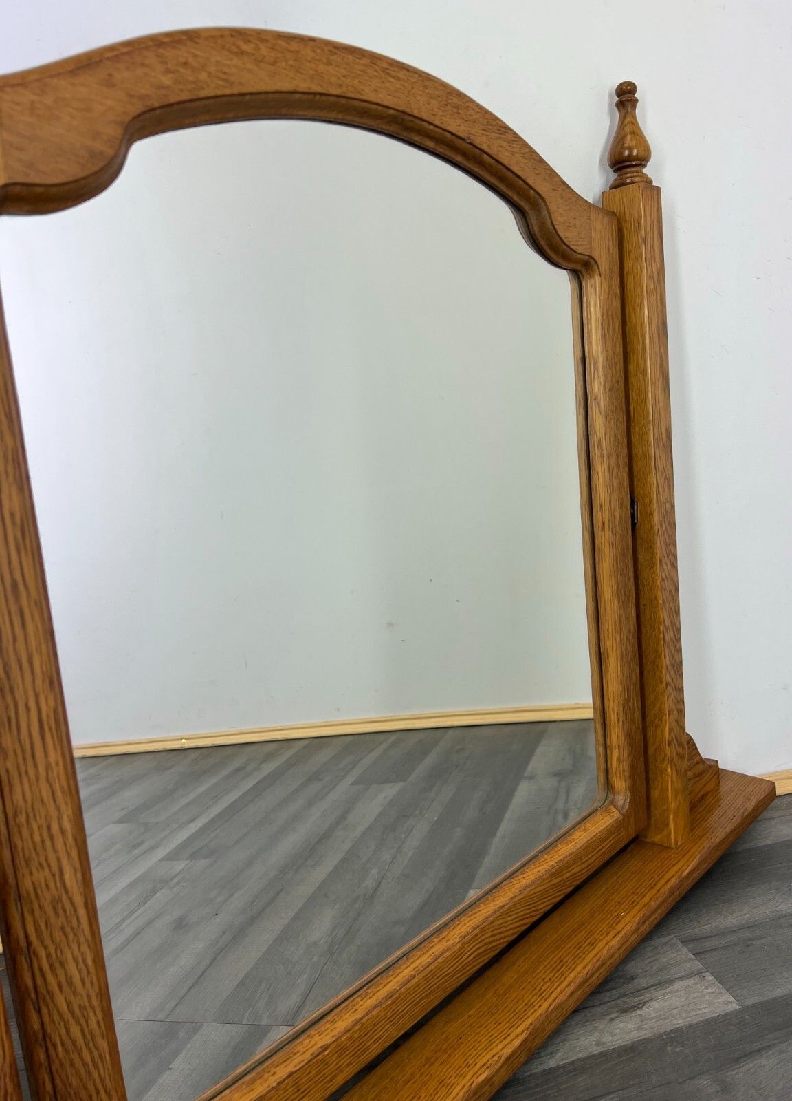 Mirror Vintage French Wall Mirror Large Carved Decorative Wood Frame Lot 2311 photo 99.0