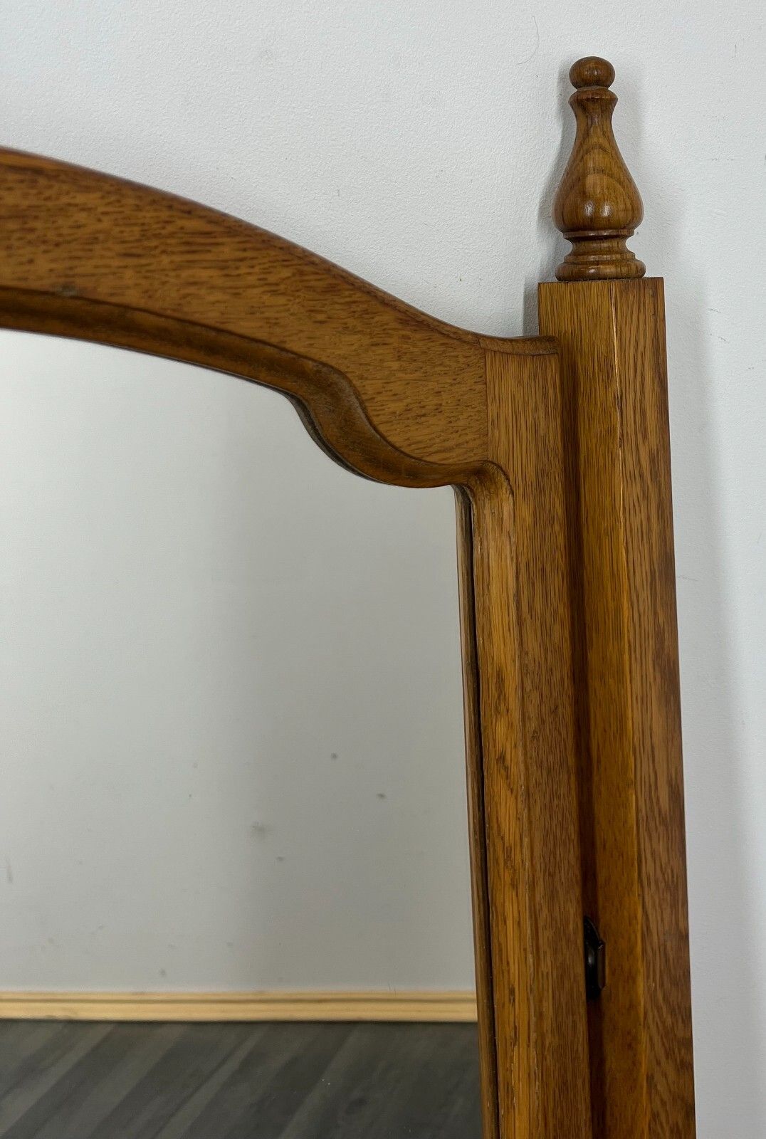 Mirror Vintage French Wall Mirror Large Carved Decorative Wood Frame Lot 2311 photo vinterior