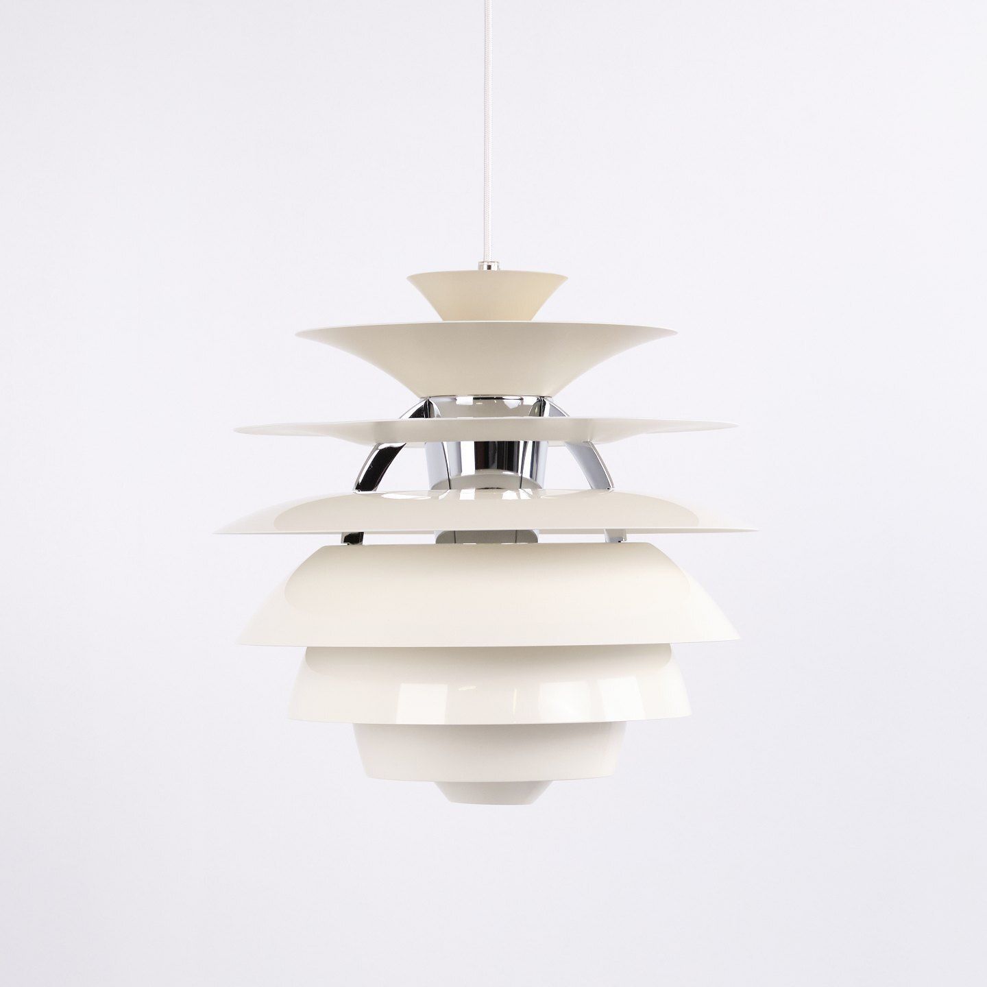 photo furniture Poul Henningsen Pendant Model Ph Snowball, Louis Poulsen