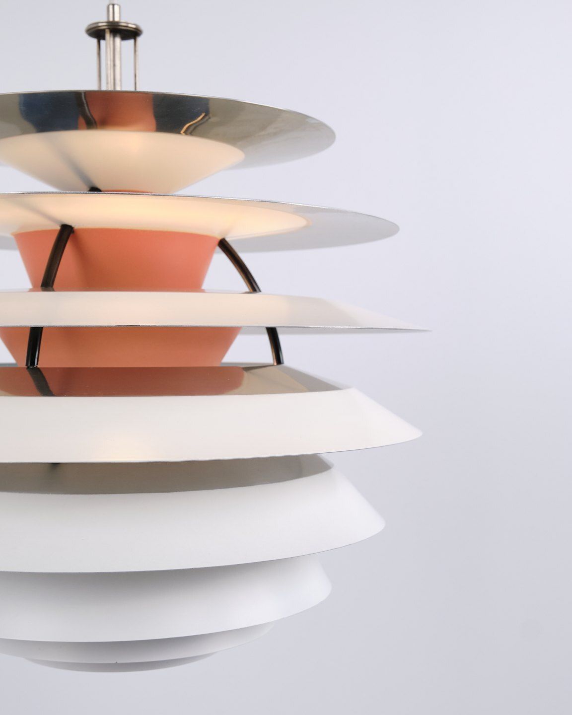Poul Henningsen Pendant Model Ph Kontrast, Louis Poulsen 1980s photo furniture