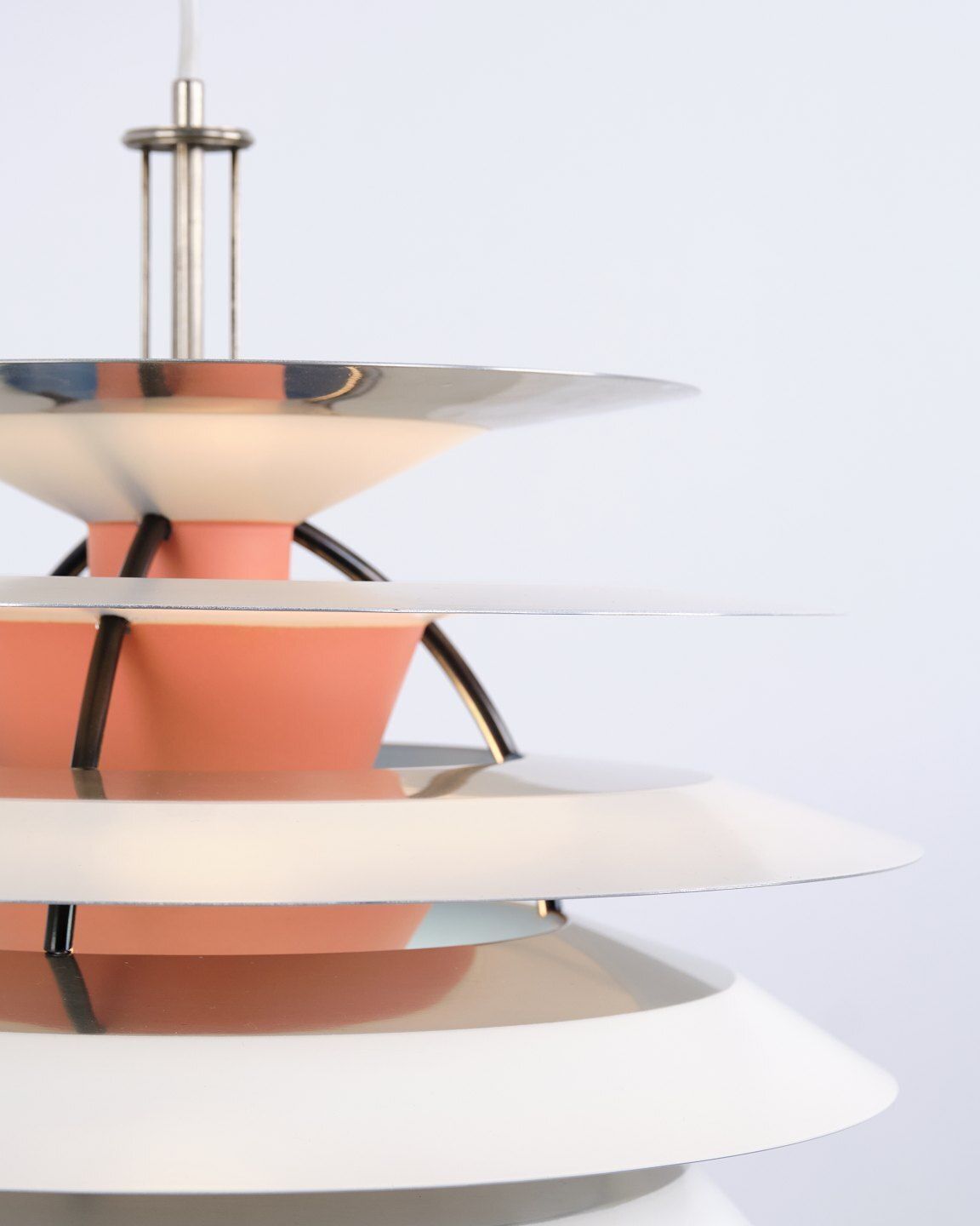 Poul Henningsen Pendant Model Ph Kontrast, Louis Poulsen 1980s photo for sale