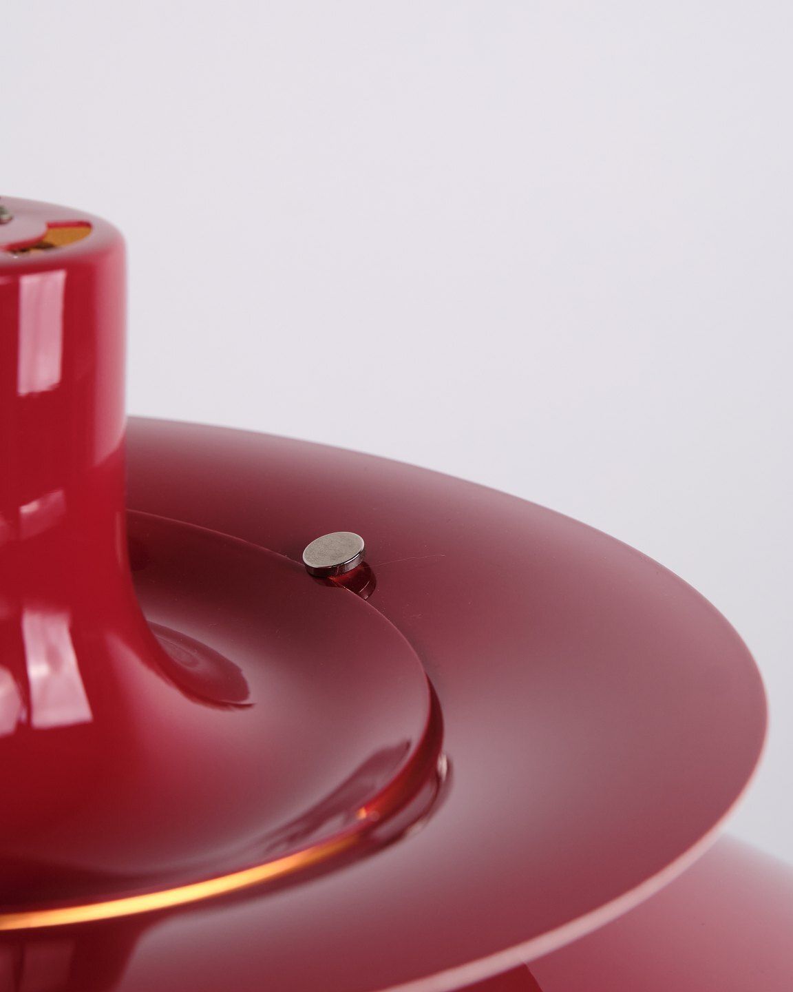 Poul Henningsen Pendant Model Ph 5 In Red Lacquered Metal, Louis Poulsen photo for sale