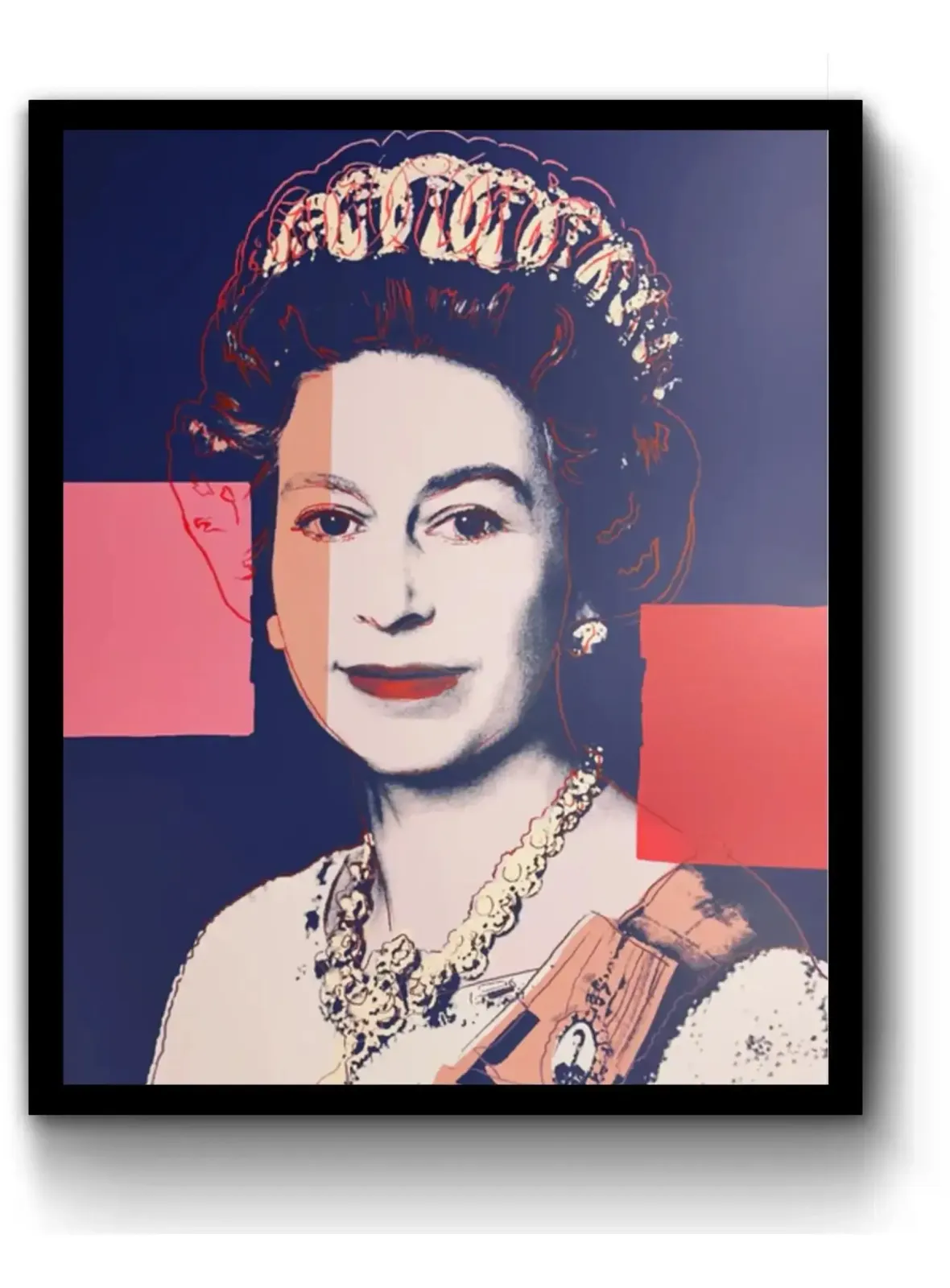 Sunday B. Morning (Andy Warhol), 337 Queen Elizabeth II photo furniture