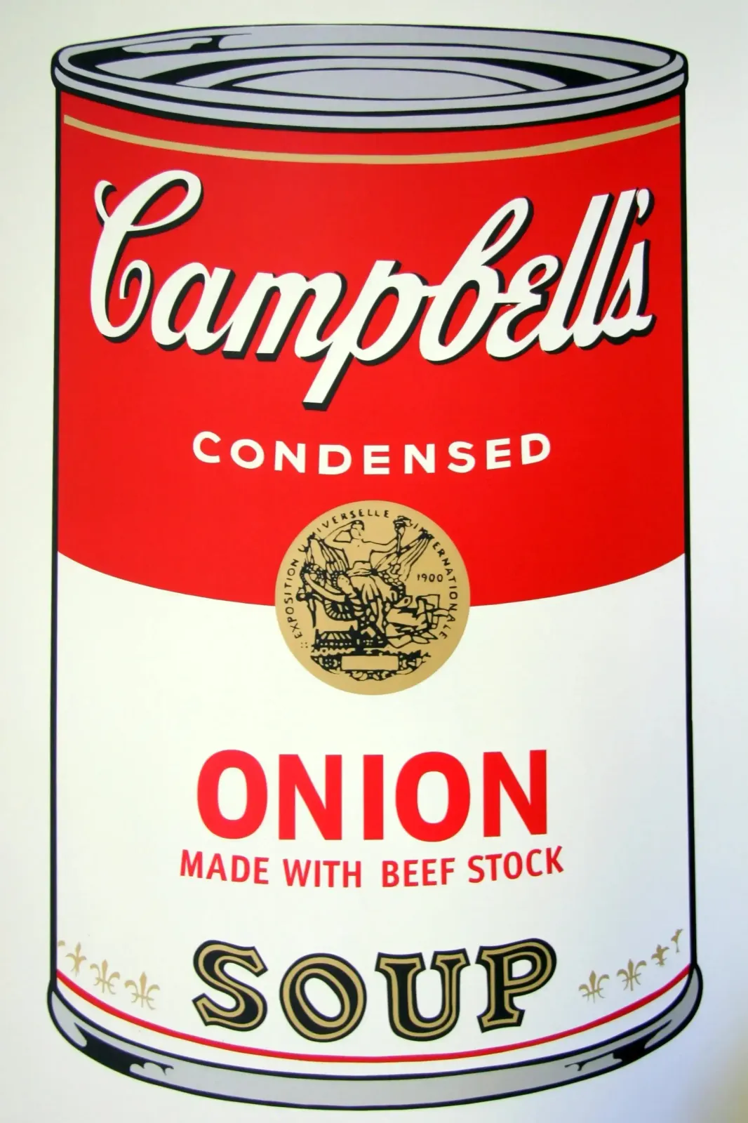 Sunday B. Morning (Andy Warhol), Campbells Onion Soup