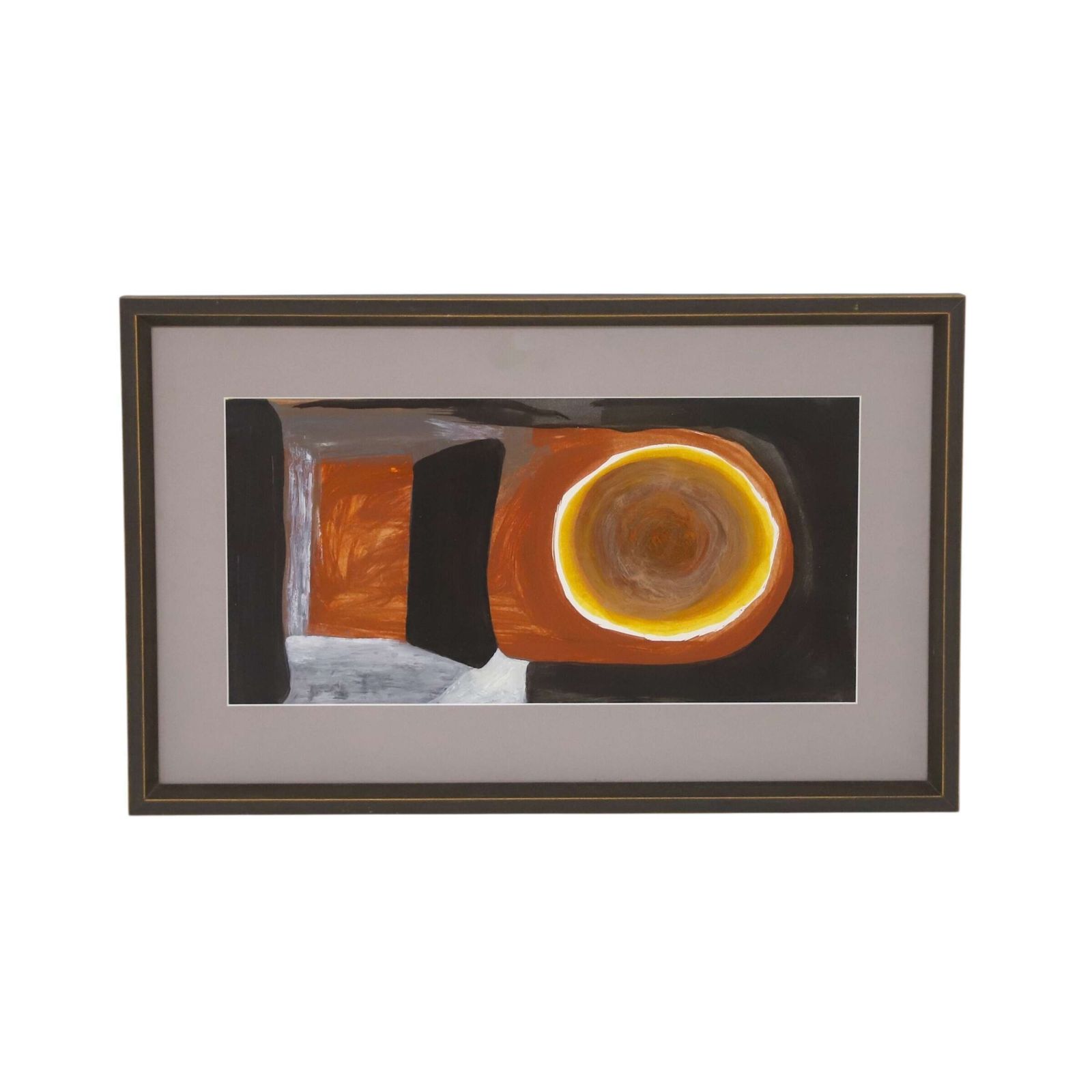 Thru View” 1999 Oils On Acid Free Paper Abstract Painting   Ross Barnes (St Ives School)