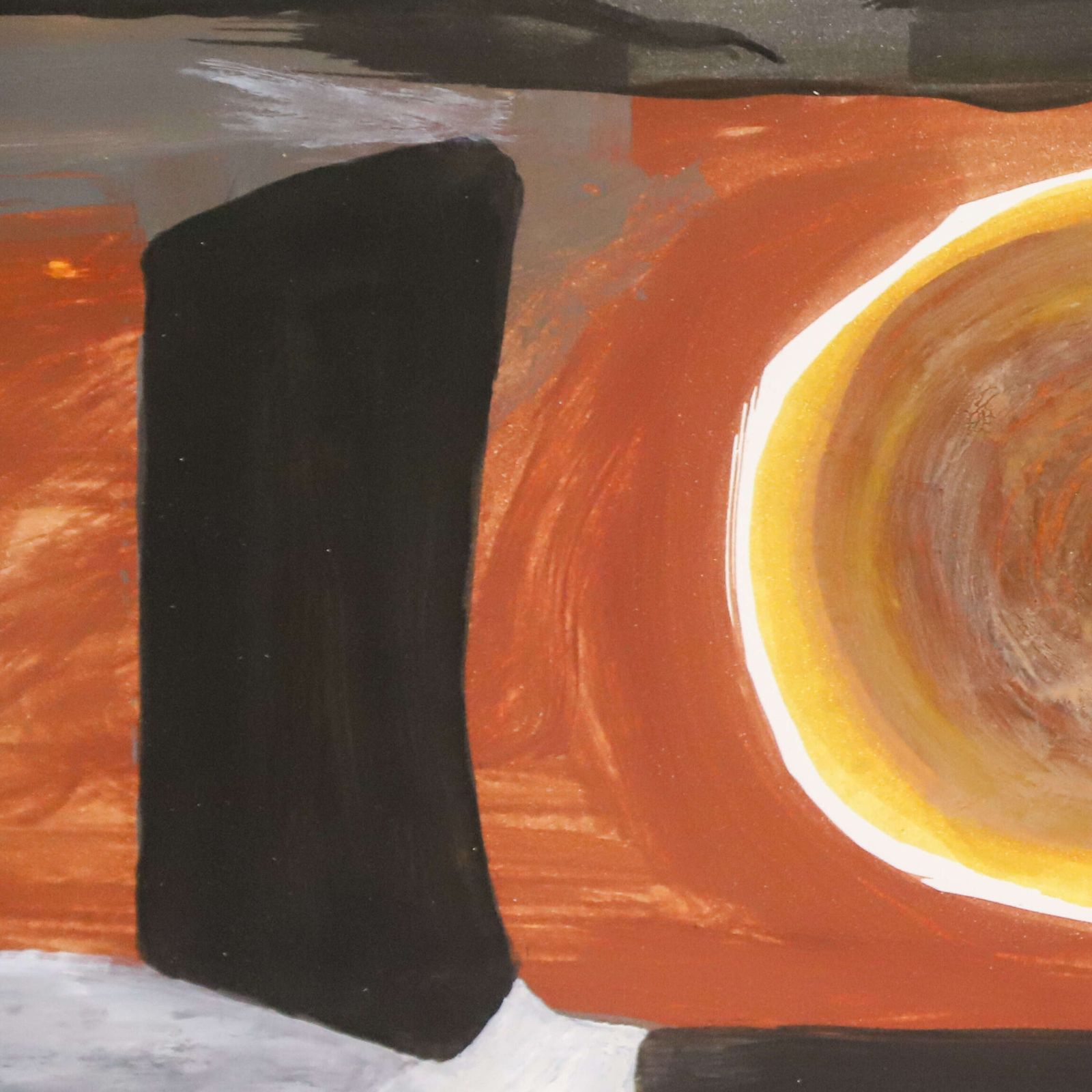 Thru View” 1999 Oils On Acid Free Paper Abstract Painting   Ross Barnes (St Ives School) photo furniture