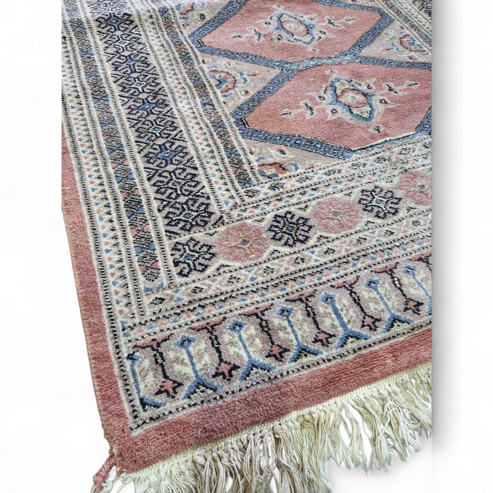 photo for sale Traditional Carpet Runner Diamond Medallion Pattern Hallway Wool Rug 3m