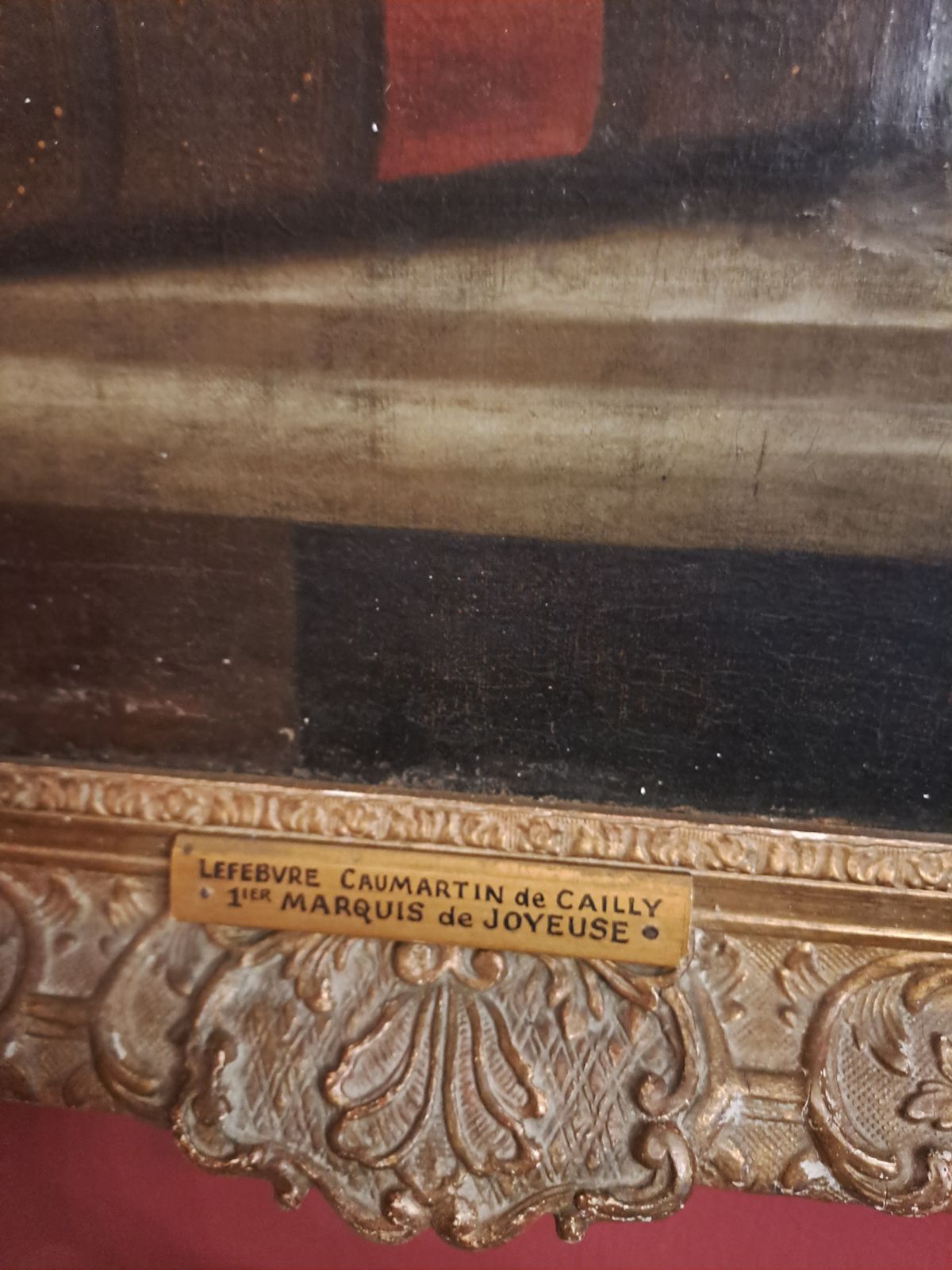 Large Oil Portrait Of A French Nobleman photo for sale