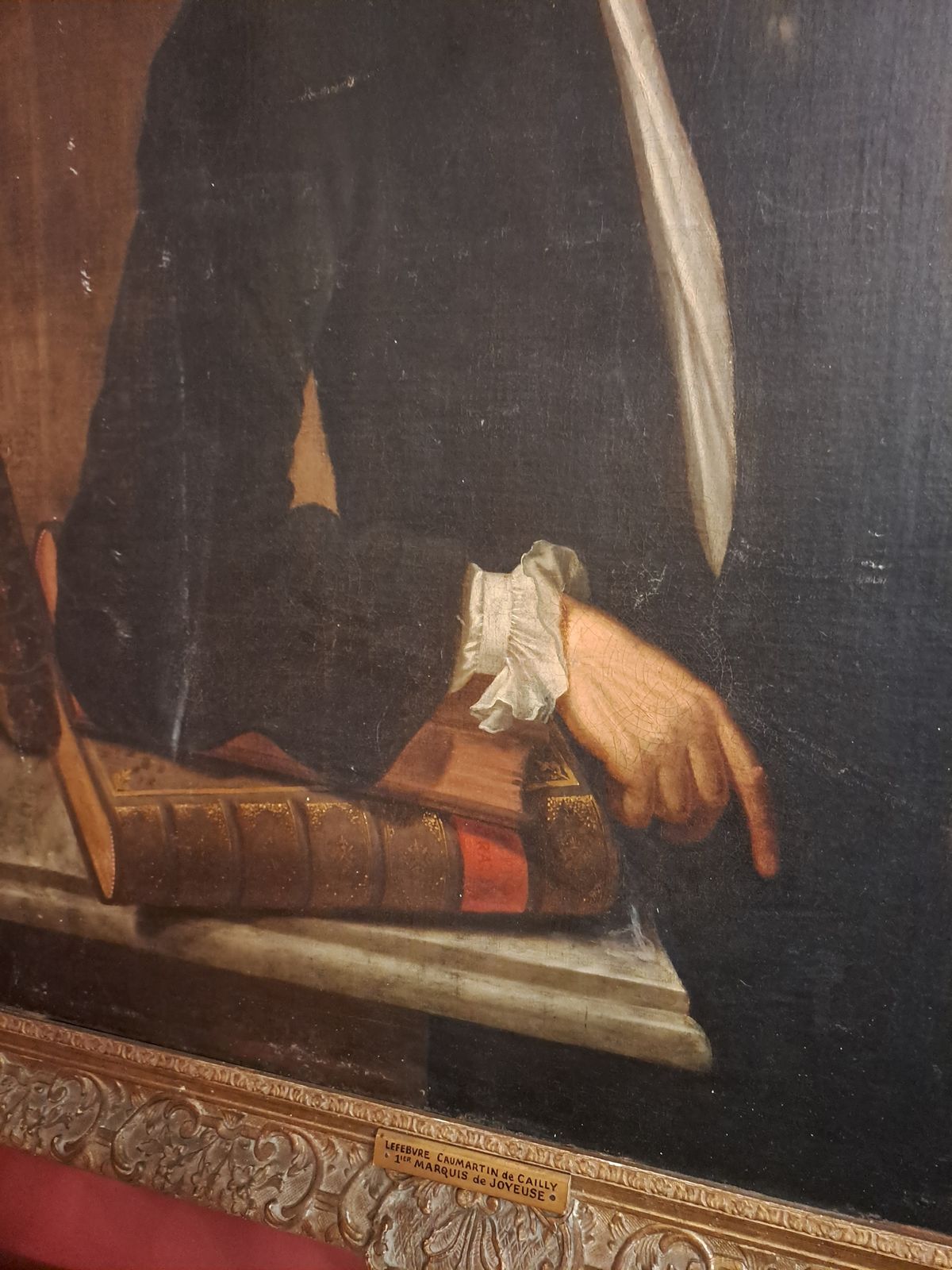 Large Oil Portrait Of A French Nobleman photo Art