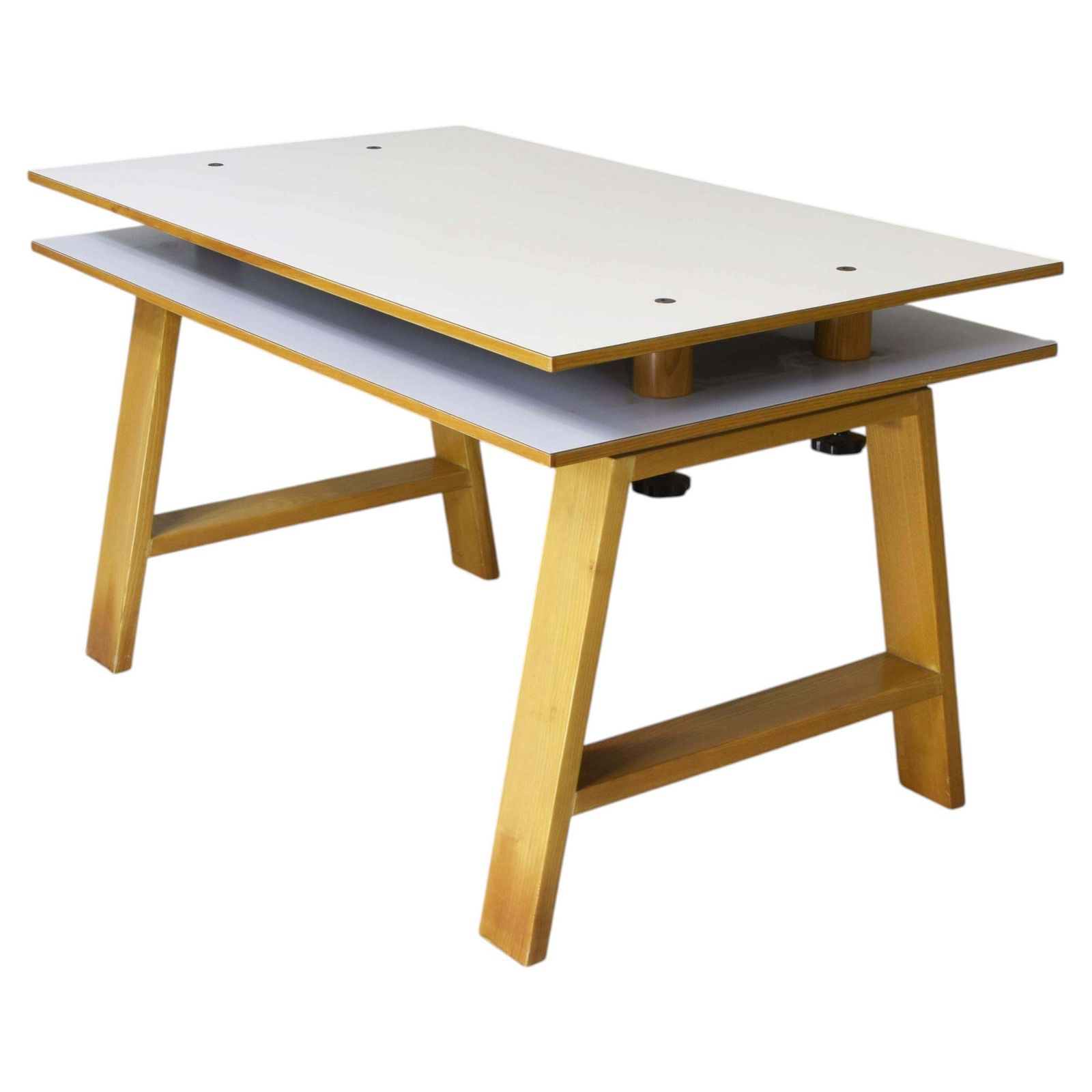 Minimalist Desk, Italian Made In The 1980s