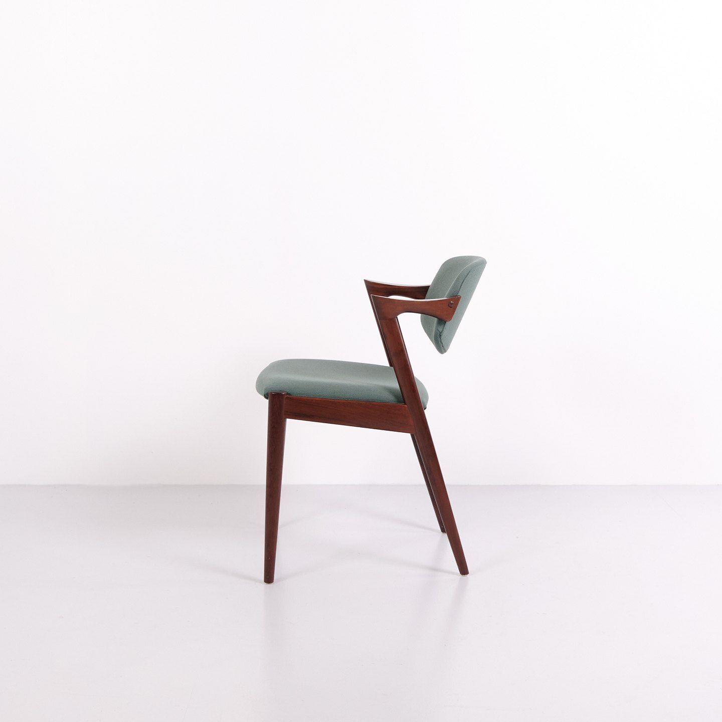 Kai Kristiansen Model 42 Dining Chairs In Rosewood With Turquoise Blue Upholstery, Set Of 6, 1960s photo Furniture