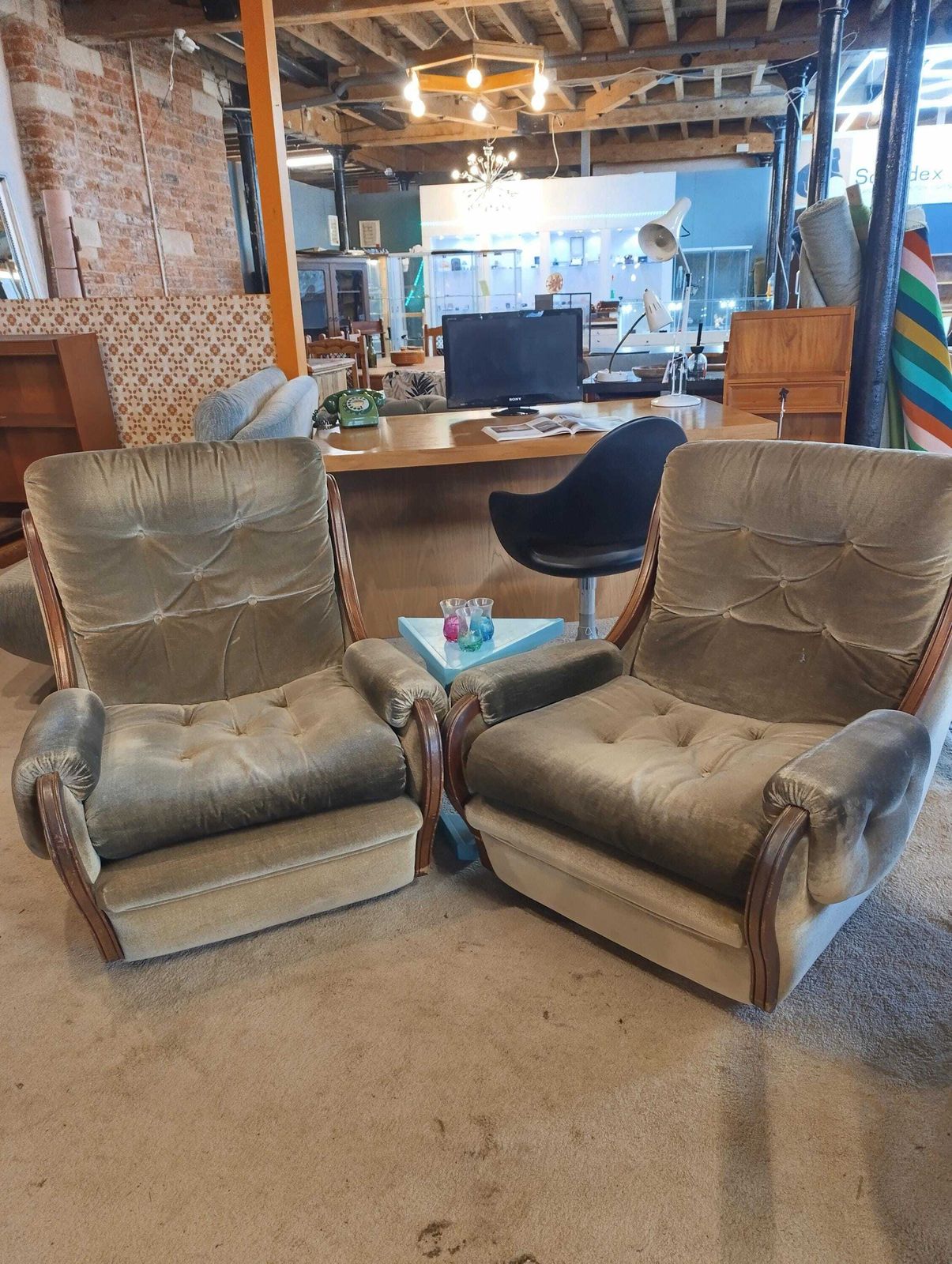 1970s Curved Arm Lounge Chair | Mid Century Sculptural Armchair photo Furniture