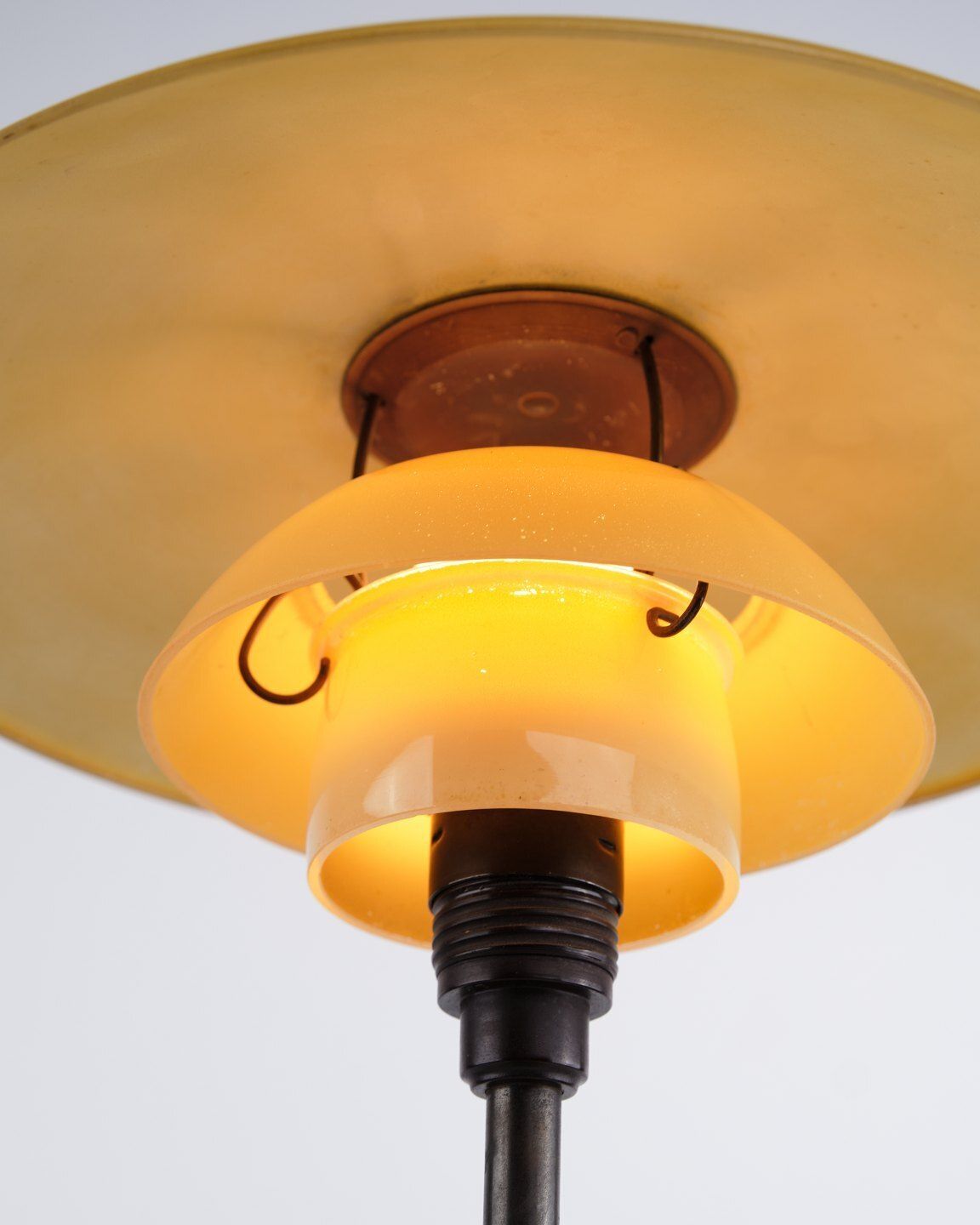 Ph 3/2 With Yellow Painted Shades By Poul Henningsen For Louis Poulsen, 1930s photo 6385.0