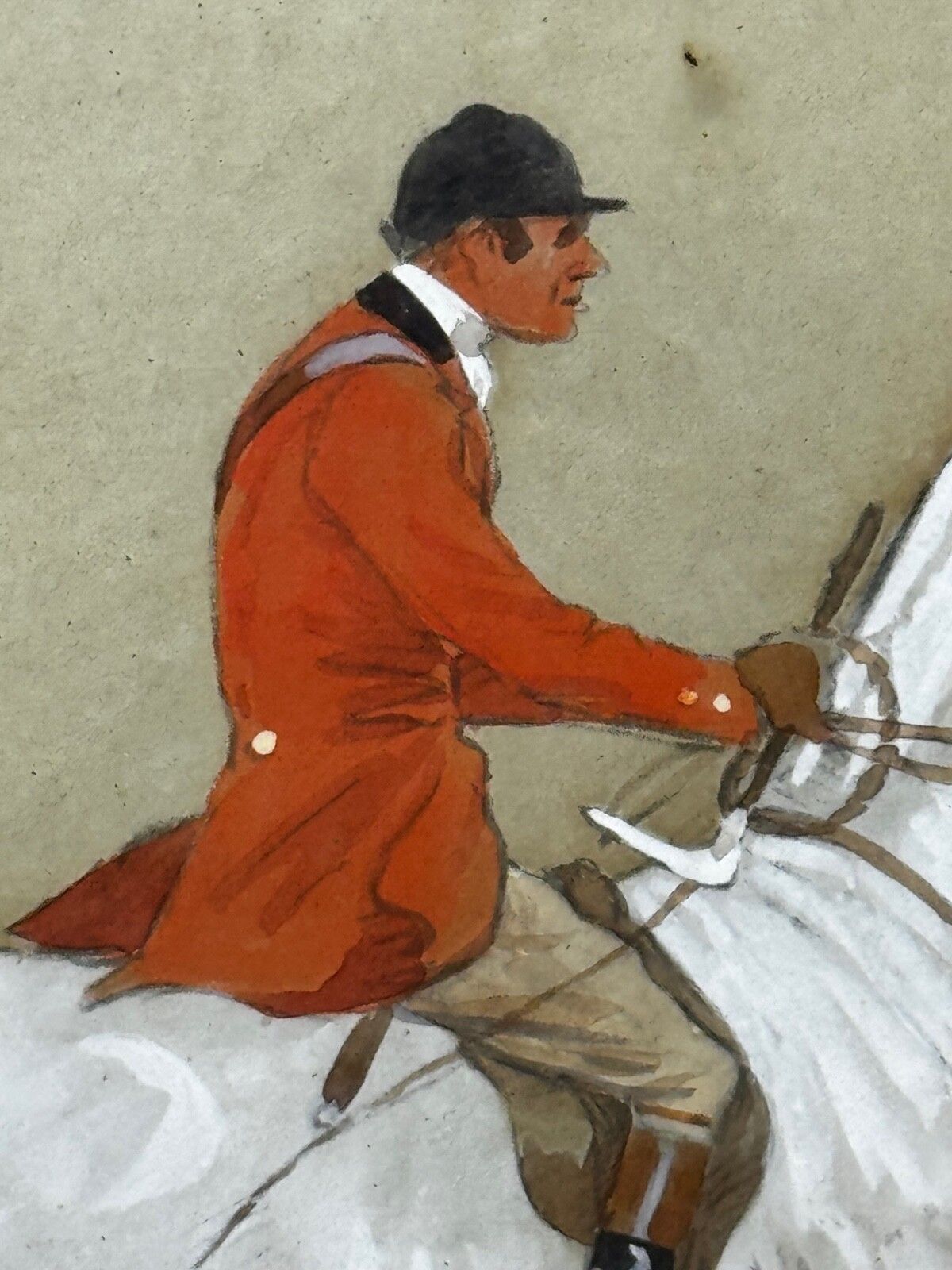 Art Set 3 Historic English Hunting Paintings By Charles Johnson Payne Snaffles photo