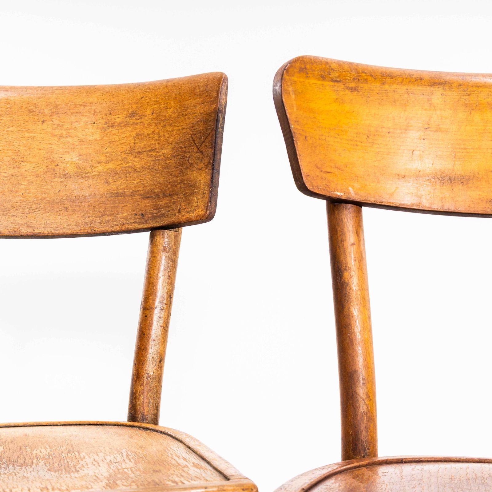 1950’s Honey Thin Slim Back Baumann Dining Chairs   Set Of Six photo buy