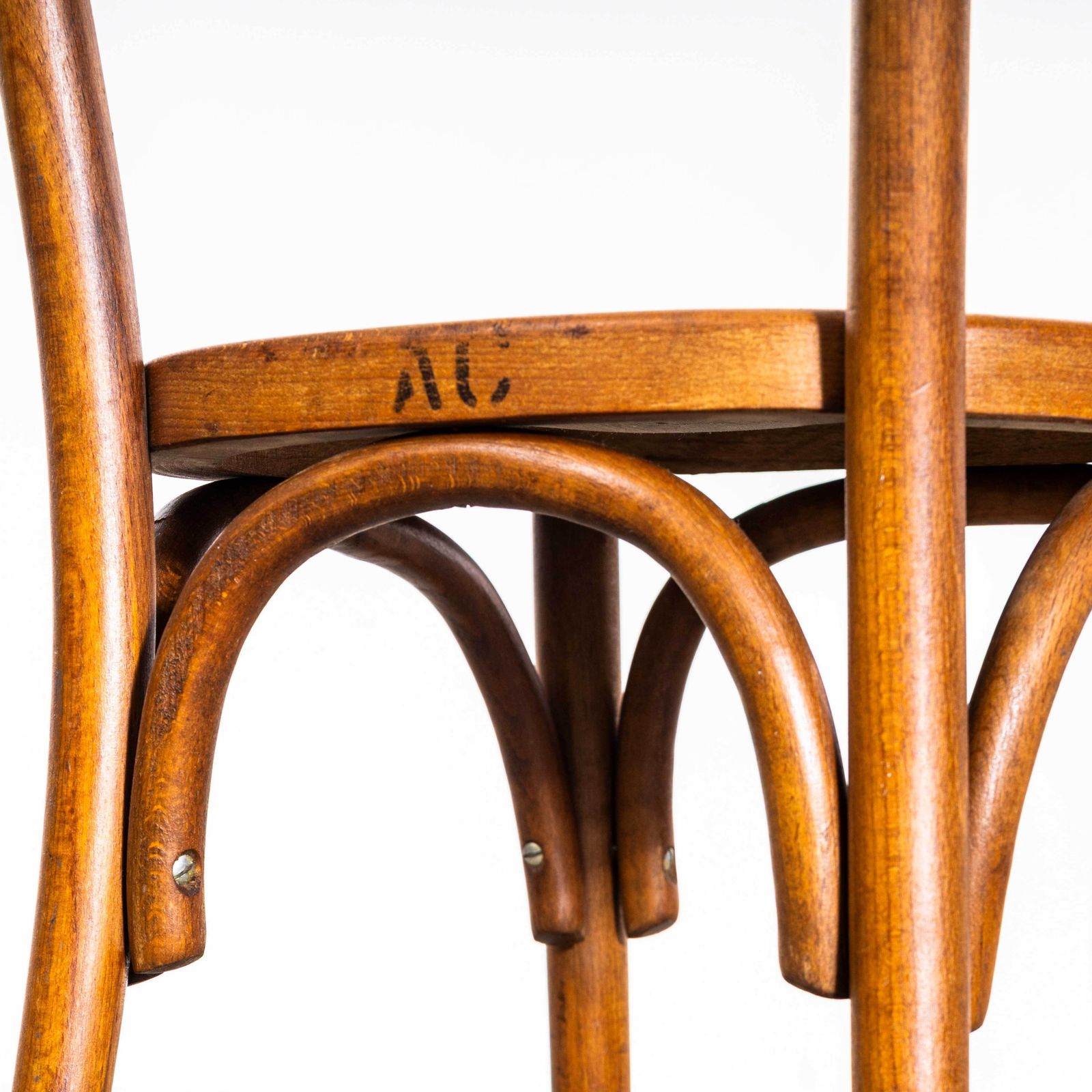 Furniture 1950’s Honey Thin Slim Back Baumann Dining Chairs   Set Of Six photo