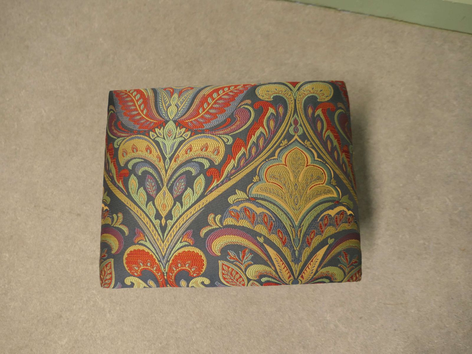 Anglo Indian Profusely Carved Sewing Box Foot Stool A Very Attractive Piece photo buy