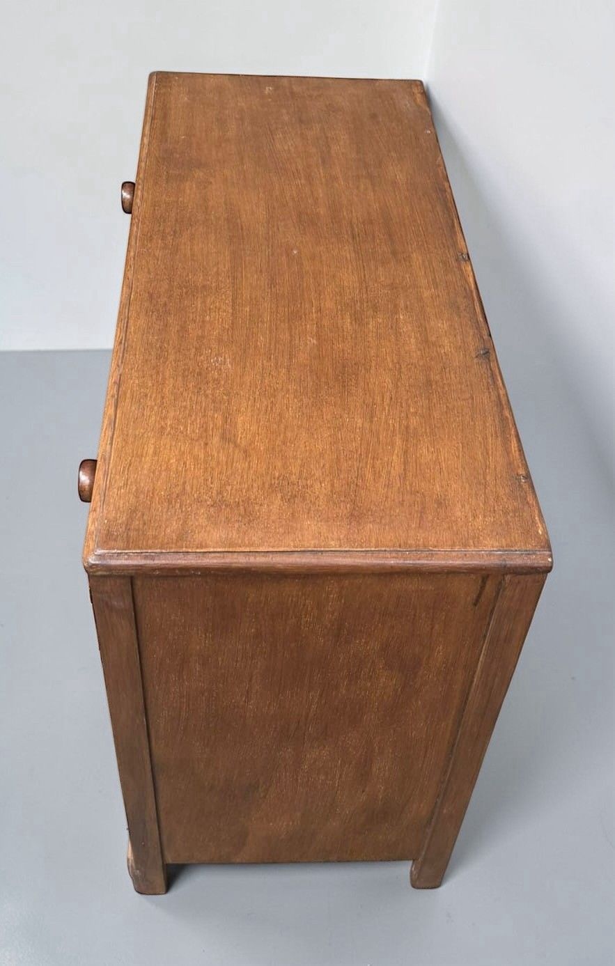 Antique Blonde Oak Chest Of Drawers C1920s Victorian Style photo buy