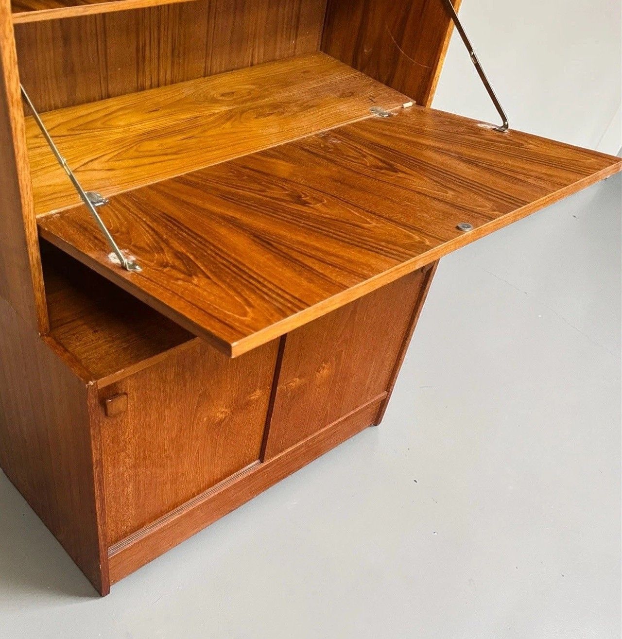 Danish Bramin Mobler Teak Bookcase Secretary Bookcase Mid Century Retro C1960s photo furniture