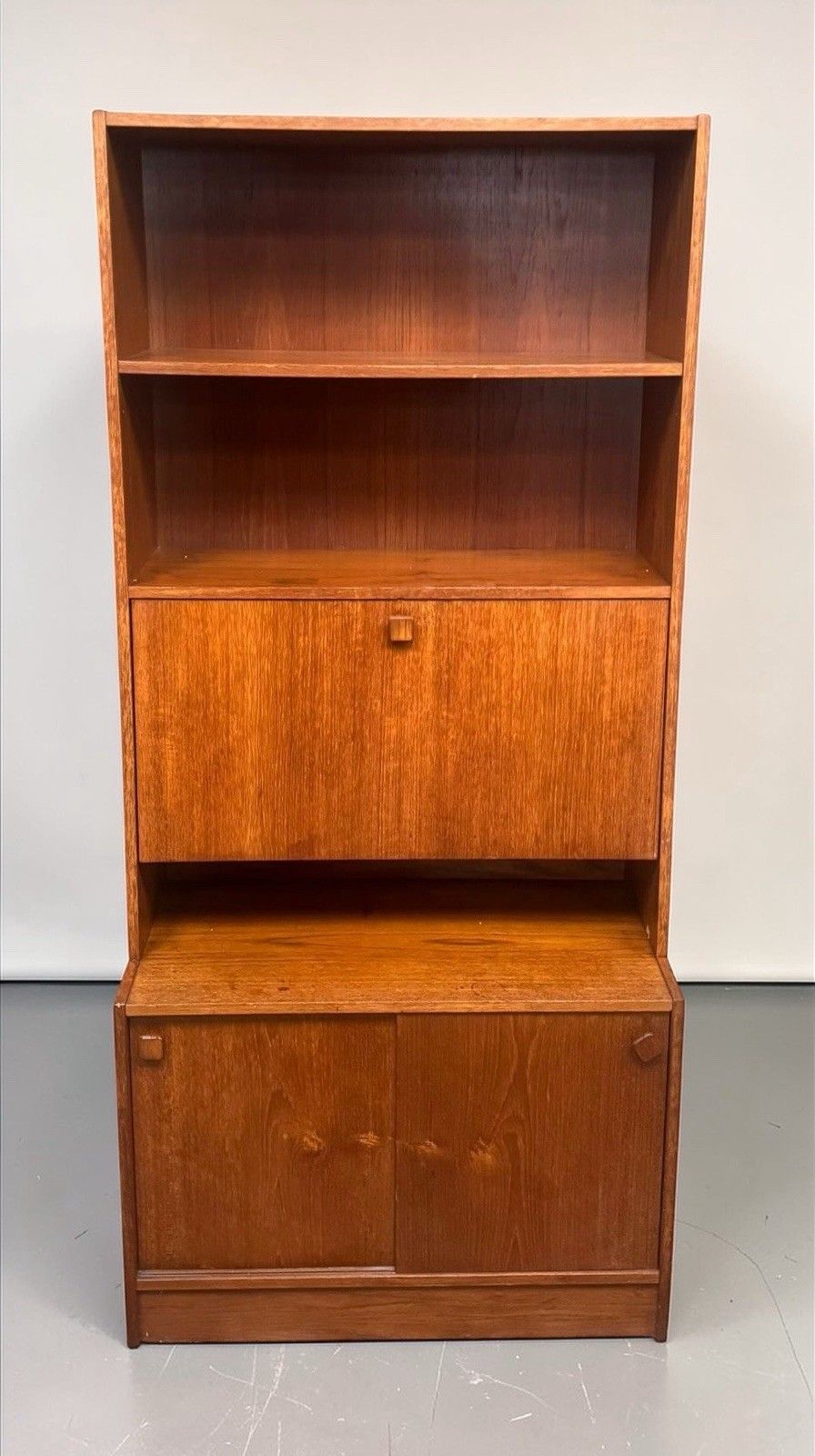 Danish Bramin Mobler Teak Bookcase Secretary Bookcase Mid Century Retro C1960s photo for sale