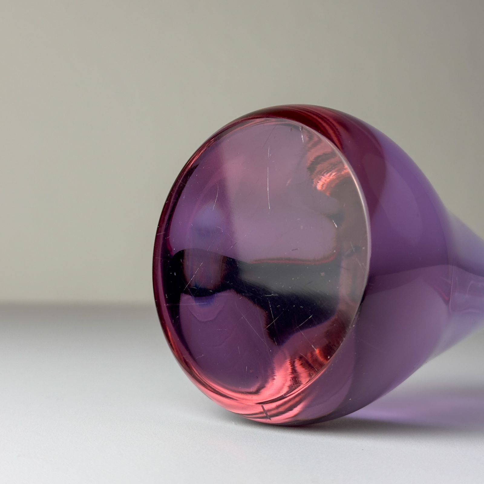 photo furniture Vintage Pink Murano Vase, Italy, 1970s