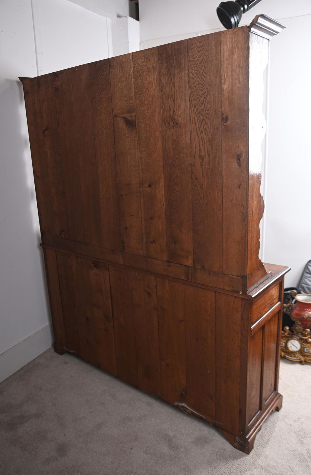 photo furniture English Oak Dresser Base With Plate Rack Titmarsh & Goodwin Farmhouse
