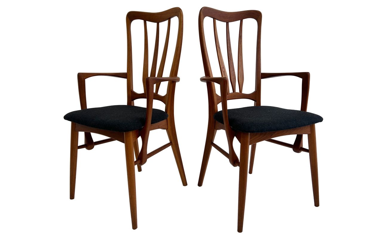 A Set Of 6 Danish Teak Ingrid Chairs By Niels Koefoed For Hornslet photo furniture