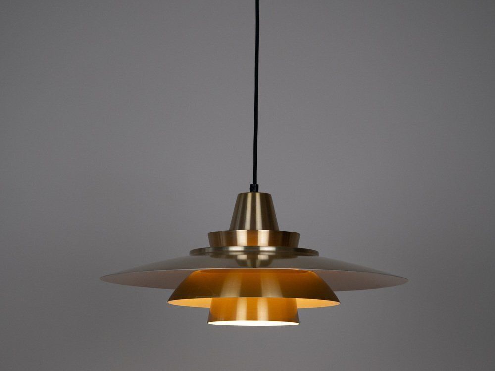 Vintage Aluminum Pendant Lamp By David Mogensen For Superlight, 1980s photo Lighting
