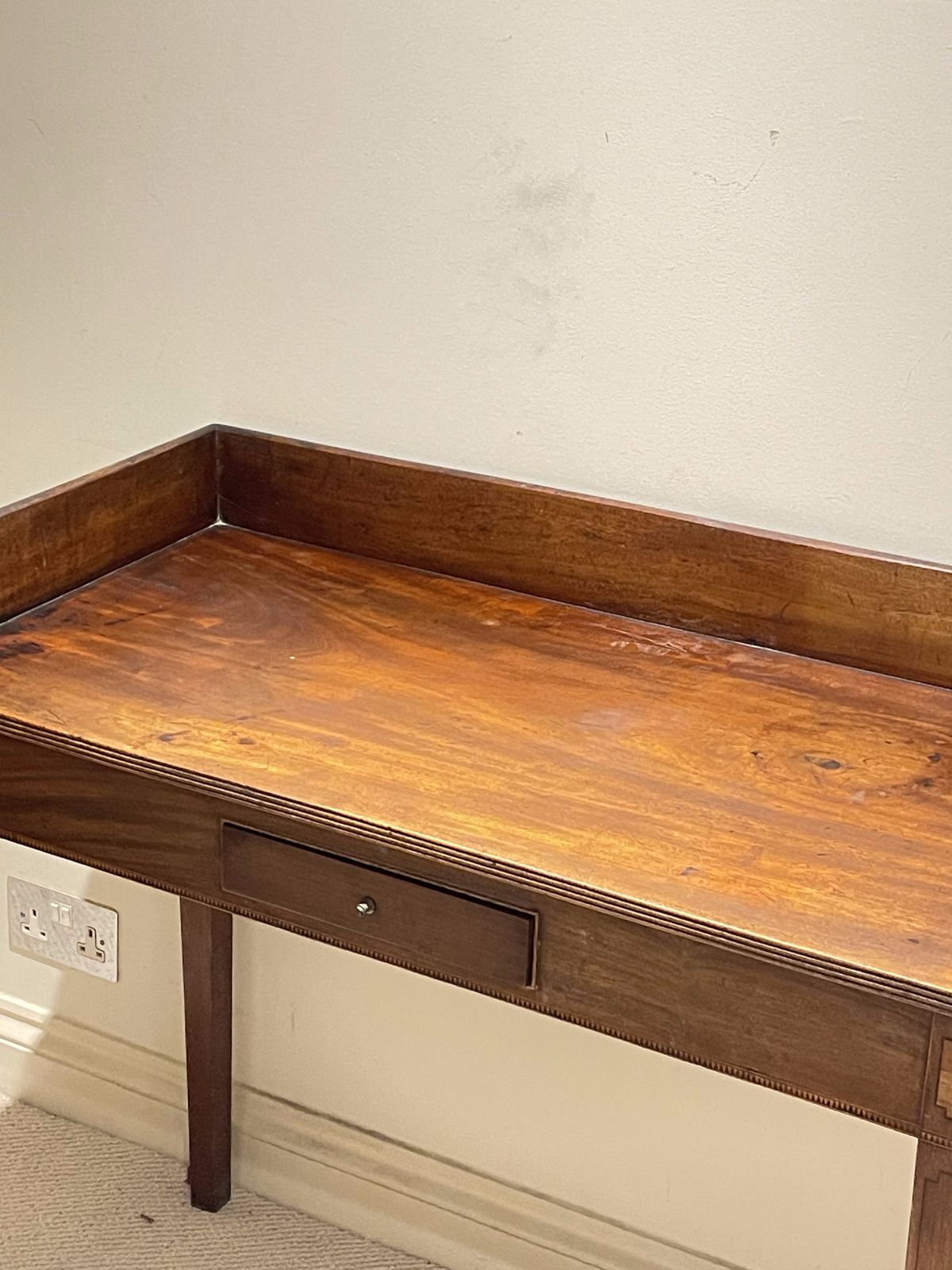 Georgian Mahogany Provincial Washstand photo for sale