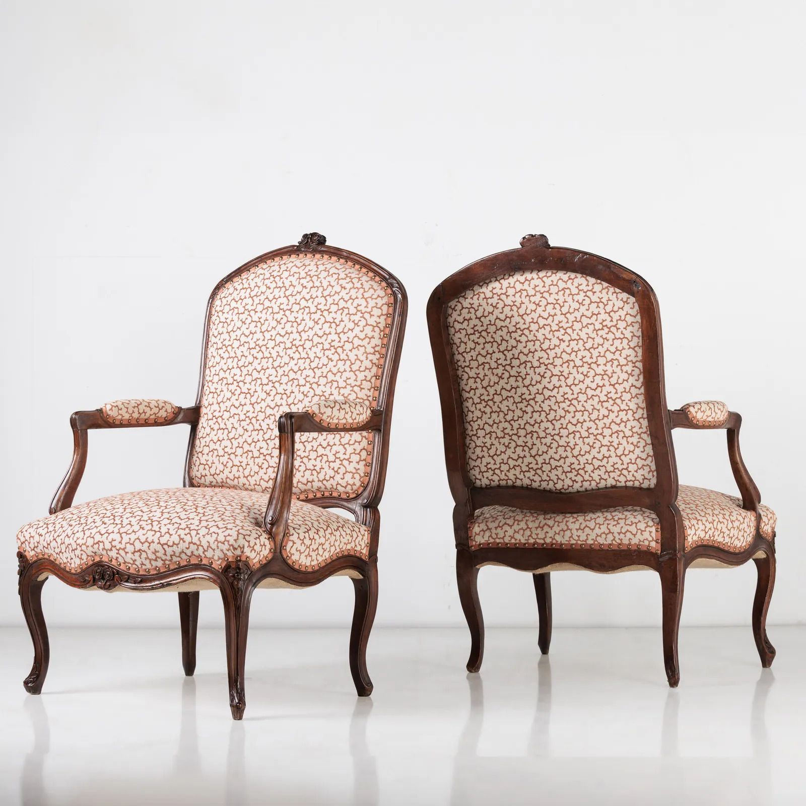 A Pair Of Large Scale 19th Century French Fauteuils. photo for sale